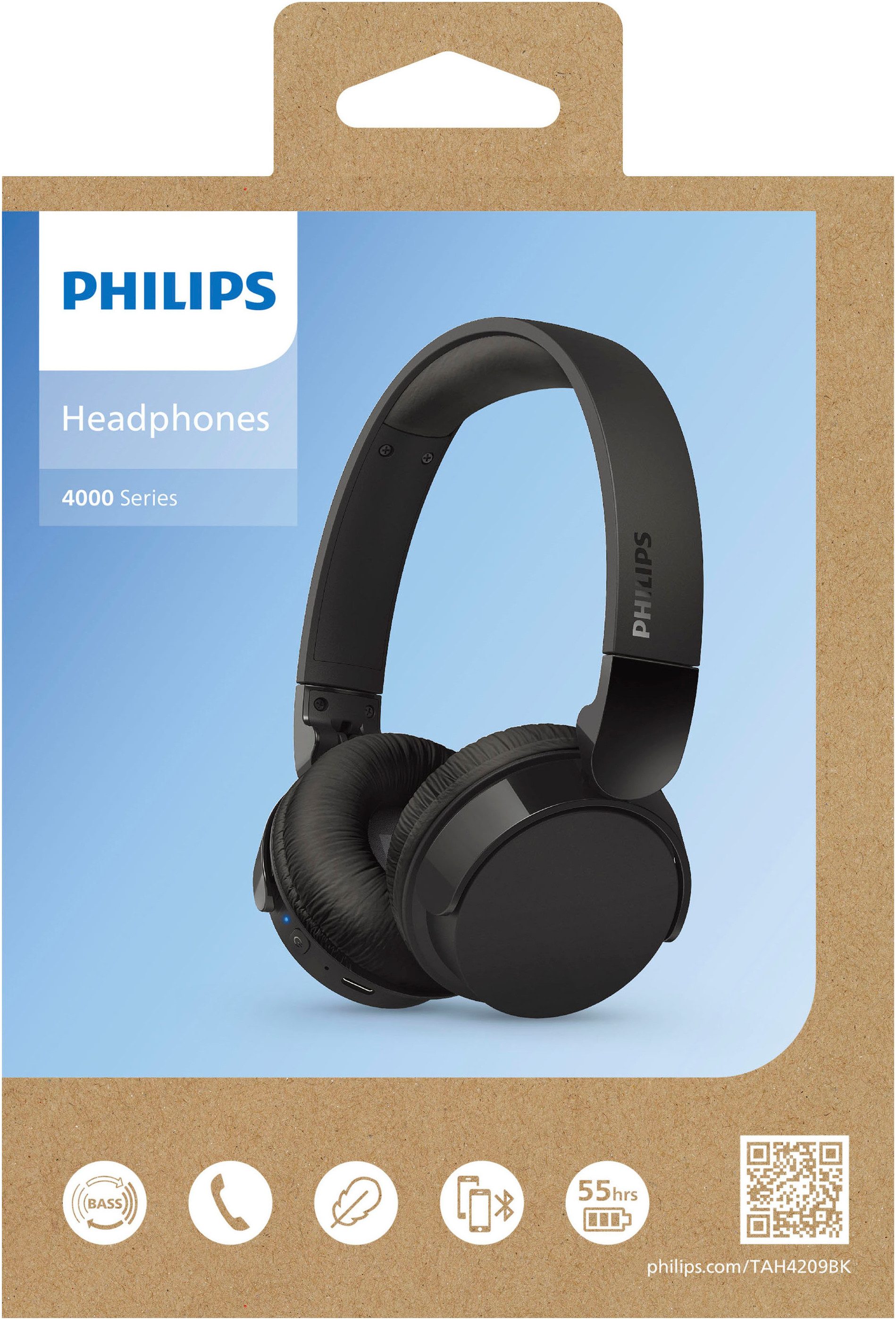 Philips On-ear koptelefoon TAH4209