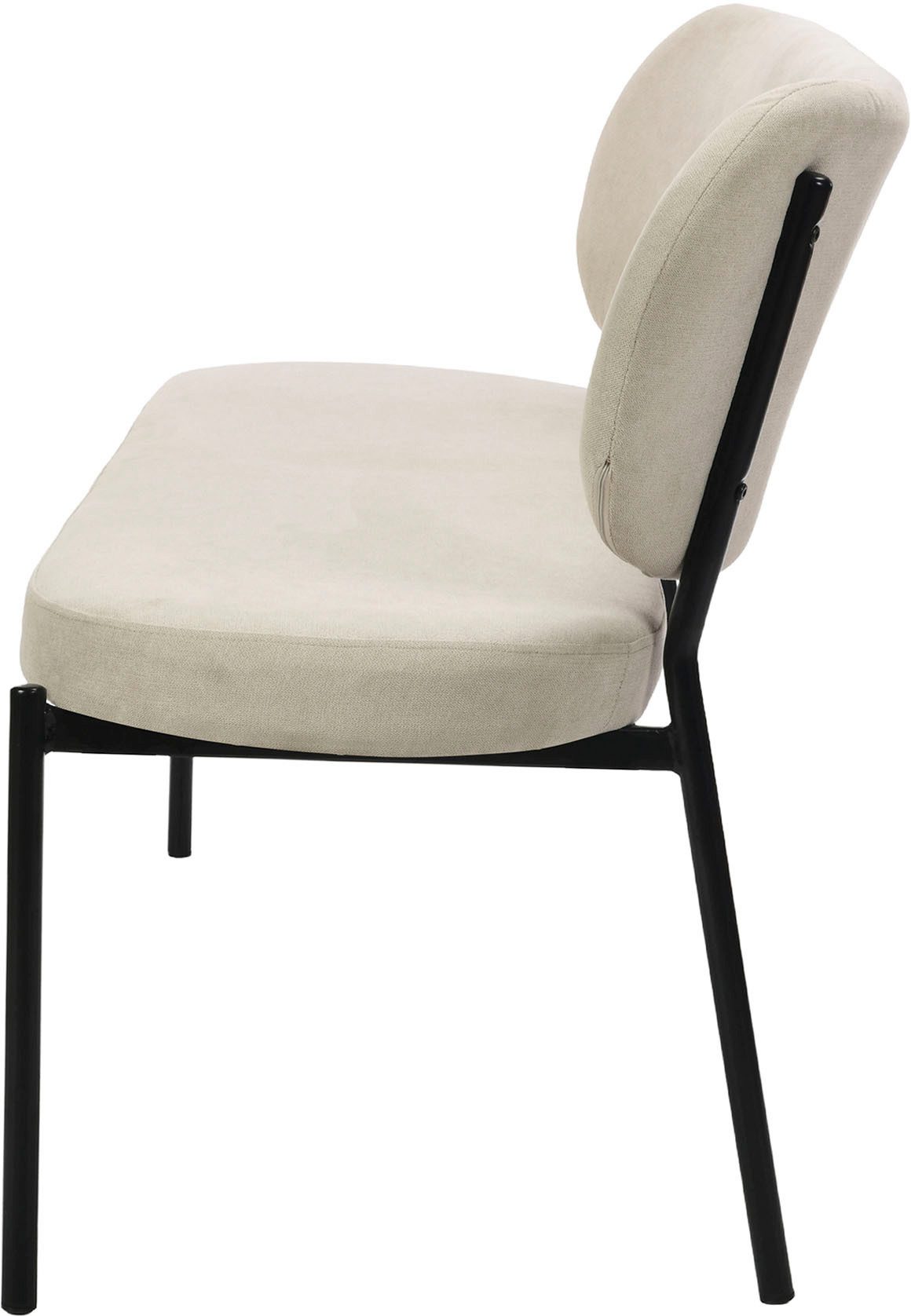 byLIVING Zitbank Jersey met geweven stof bekleding, met rugleuning, breedte 160 cm