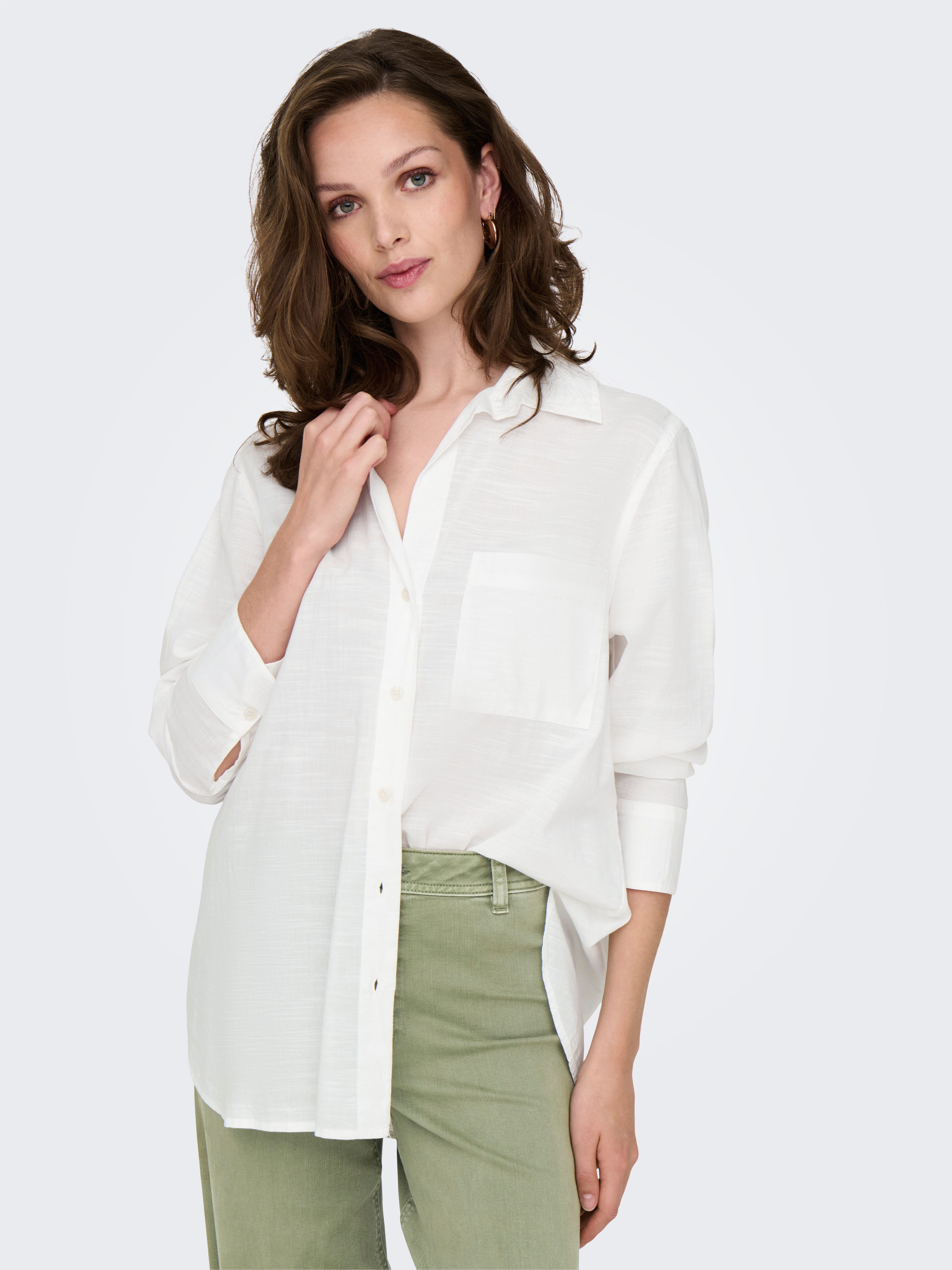 Only Blouse met lange mouwen ONLSALINA L/S SHIRT WVN