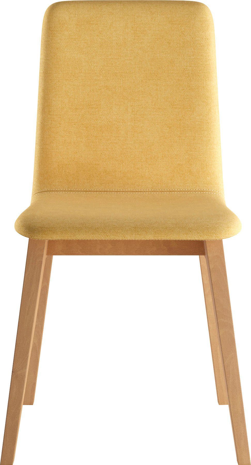 INOSIGN Stoel Sandy met verschillende stoelpootkleuren en kleurvarianten, zithoogte 47 cm (2 stuks)
