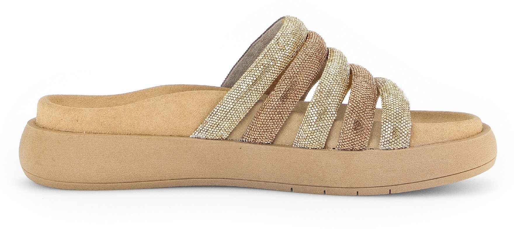 Gabor Slippers plateau, zomerschoen, slippers met best fitting-uitrusting