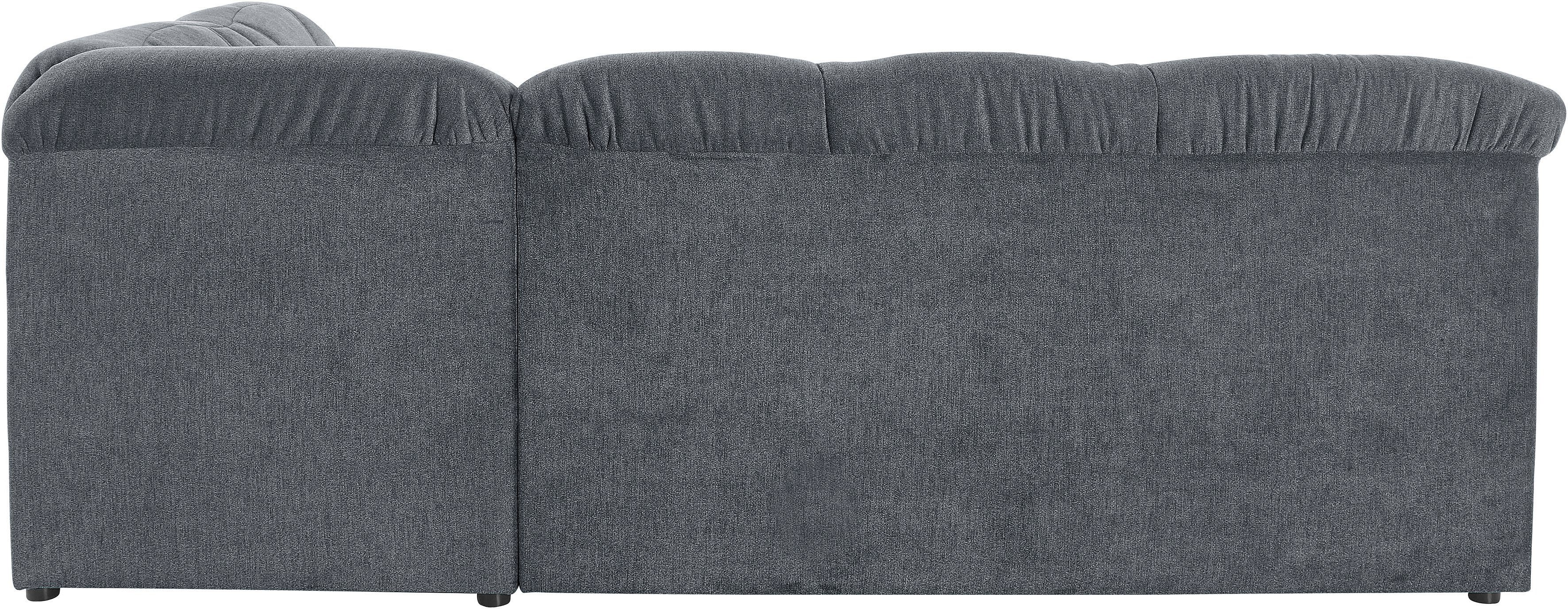 DOMO collection Hoekbank Pegnitz, elegante rugsteppingen, tijdloze vormtaal, L-vorm