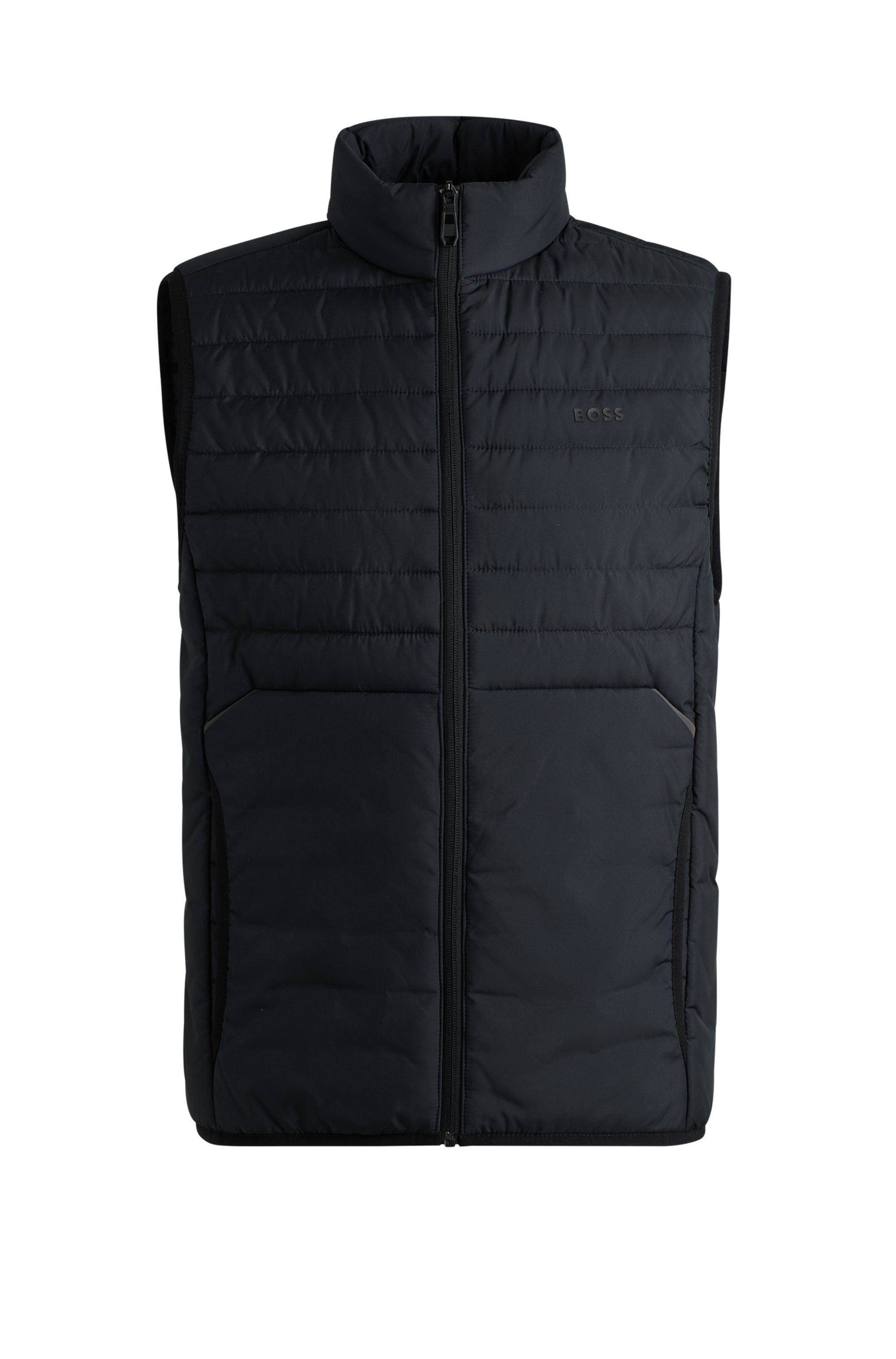 BOSS GREEN Bodywarmer V Thor met opstaande kraag