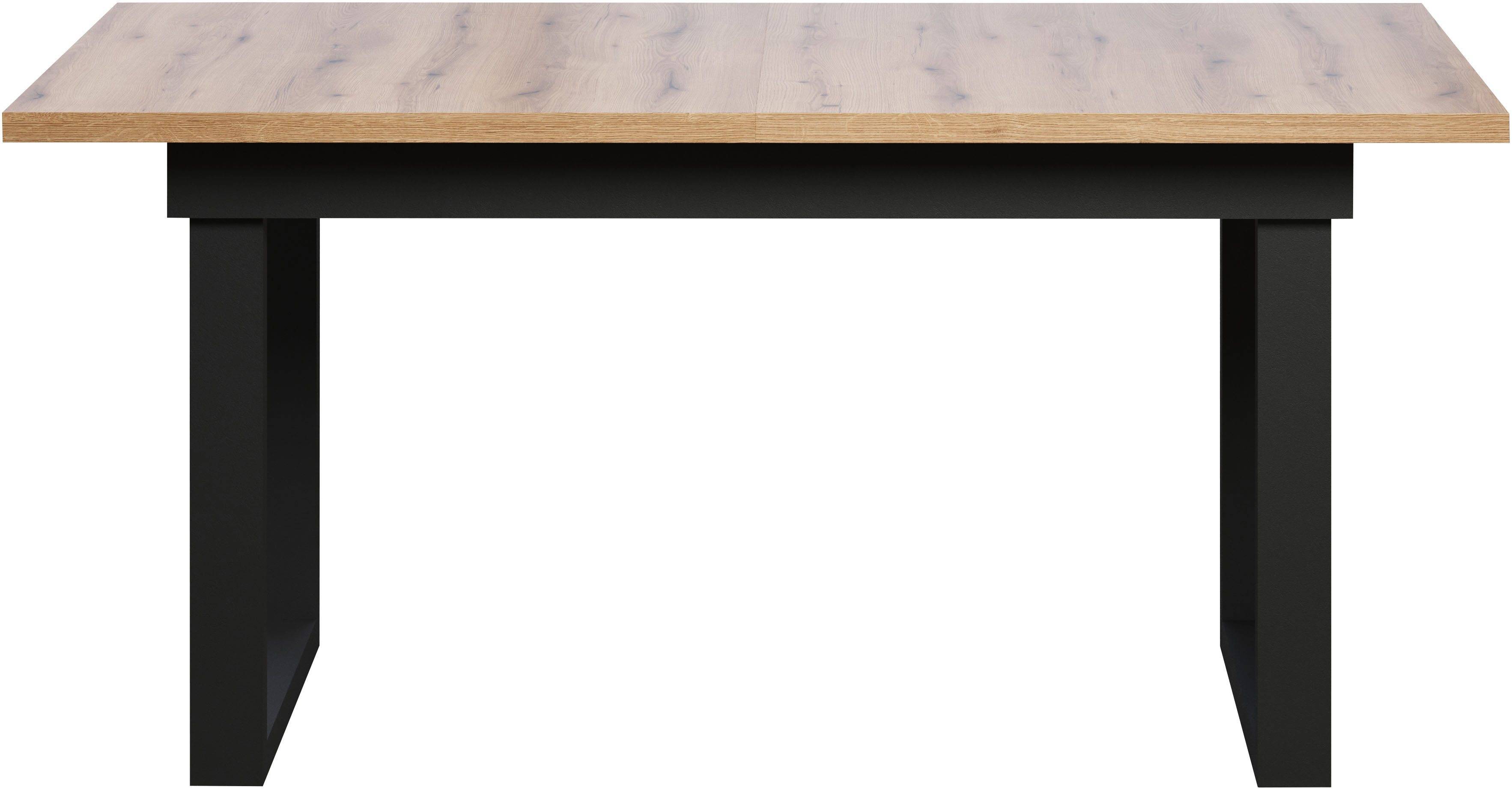 INOSIGN Eettafel Valencia Synchro-uitvoering, metalen runners, uitschuifbaar tot 200 cm eettafels bruin