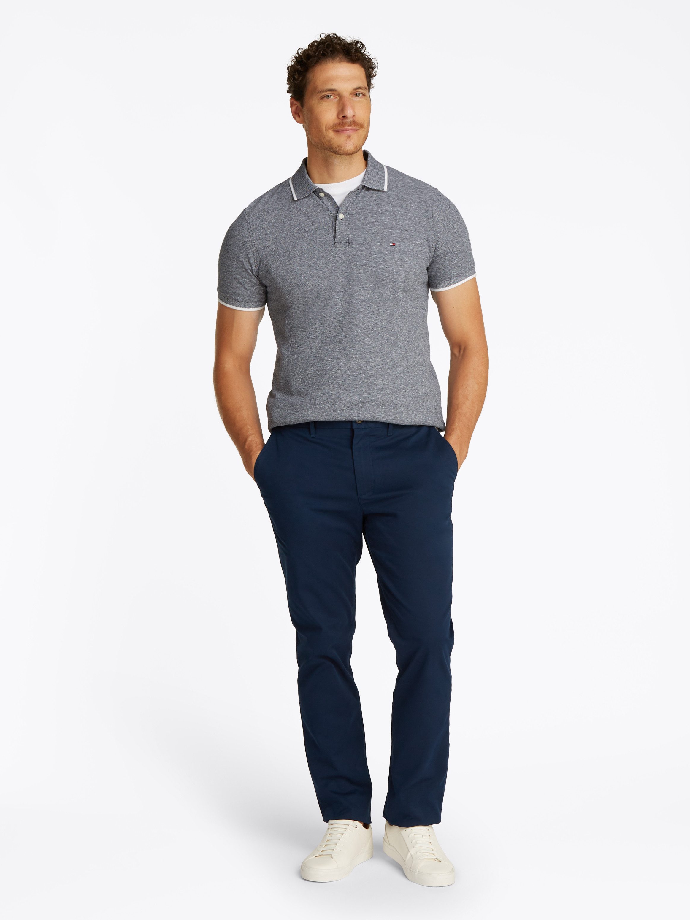 Tommy Hilfiger Poloshirt LINEN PIQUE REG POLO