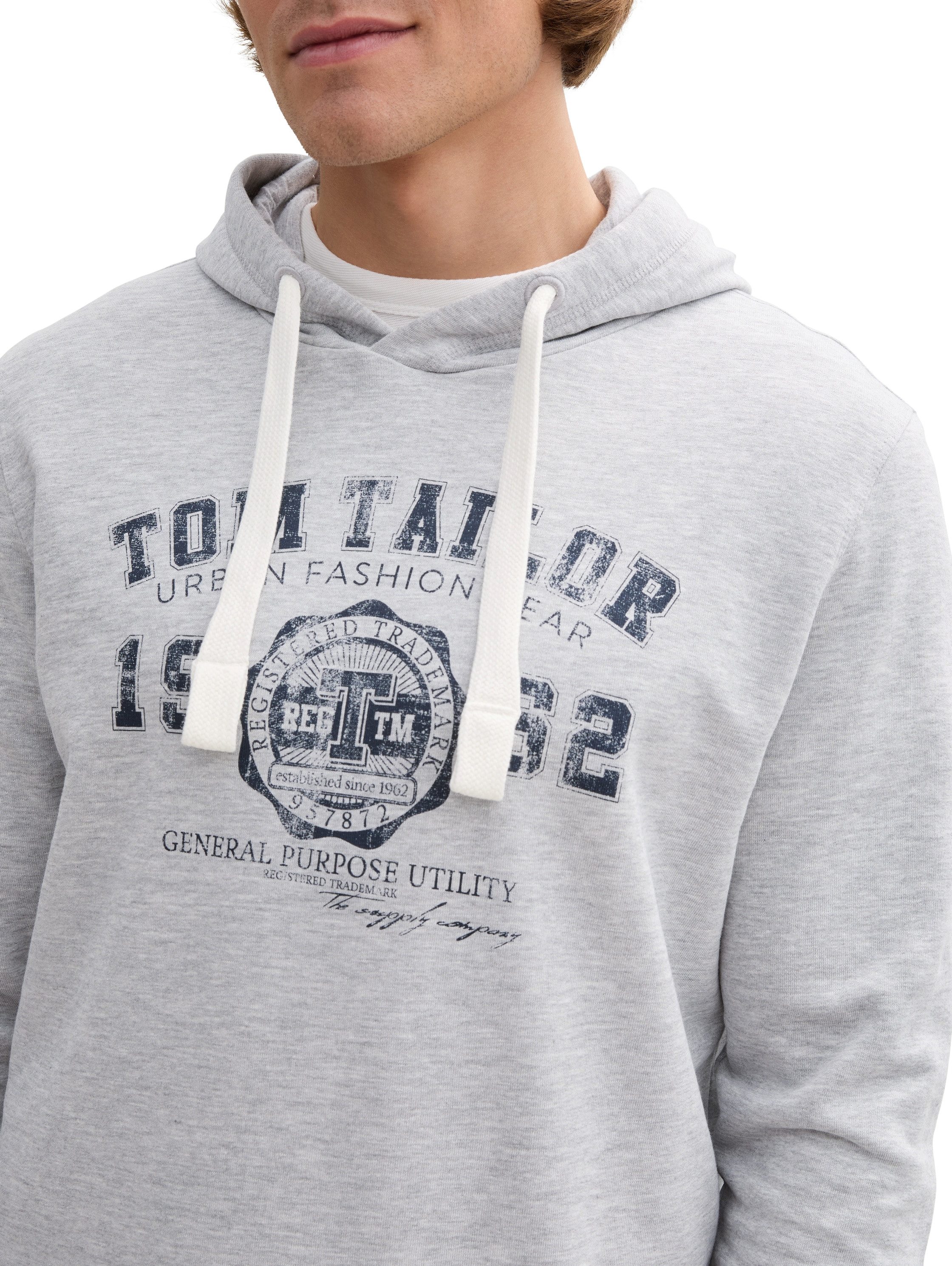 Tom Tailor Hoodie met logoprint