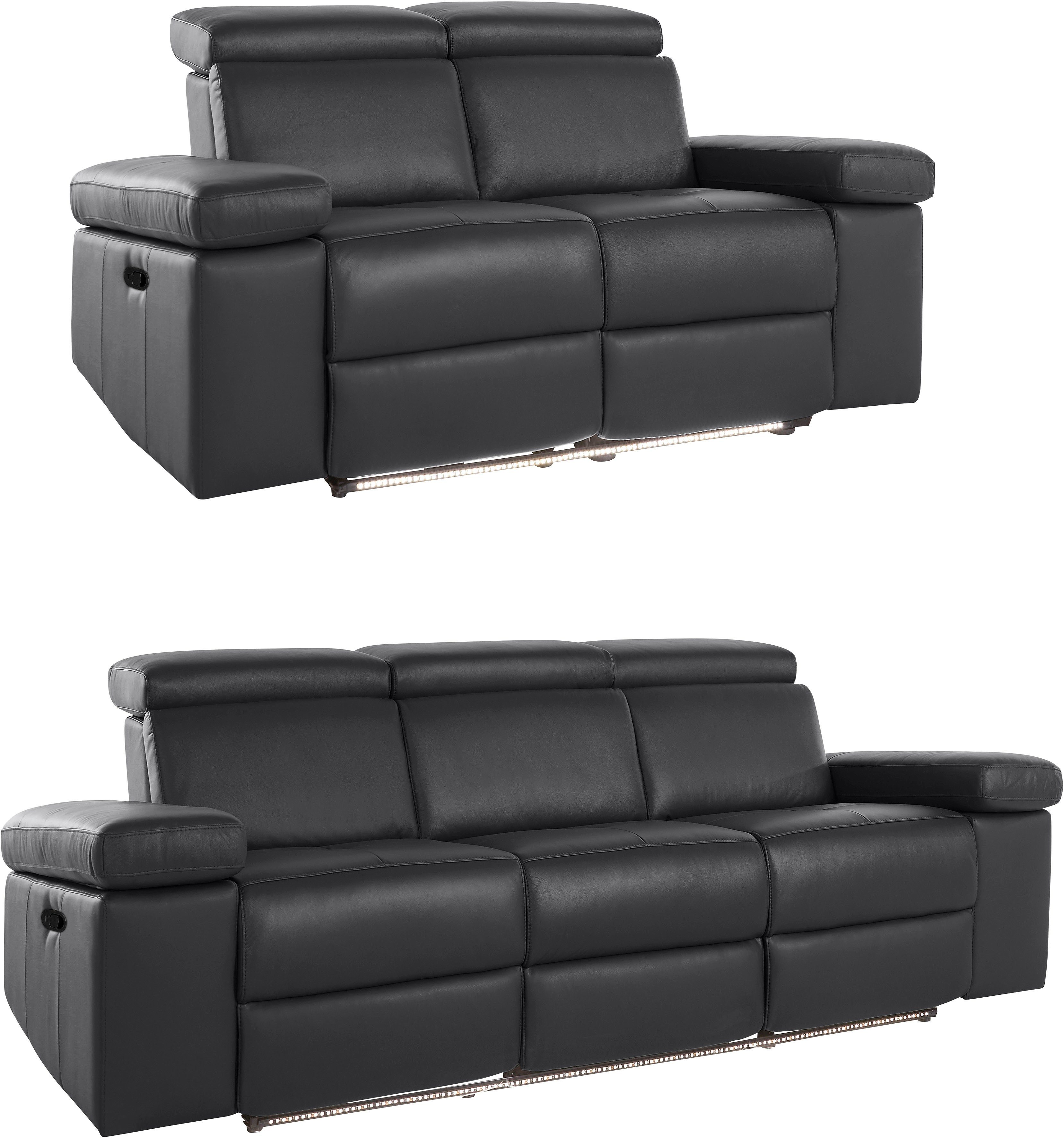 Places of Style Zithoek Kilado met relaxfunctie, verstelbare armleuning, verstelbare hoofdsteun