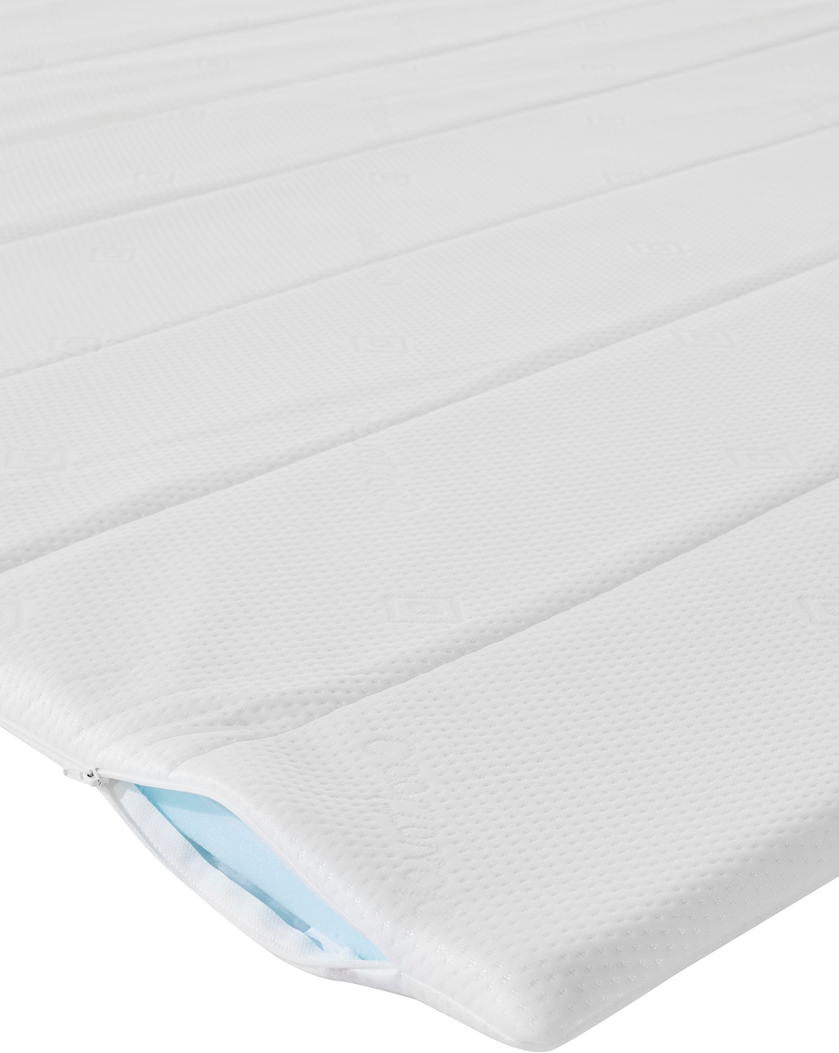 INOSIGN Boxspring Luan Laden, ledverlichting en topmatras, in breedte 120 cm en 180 cm