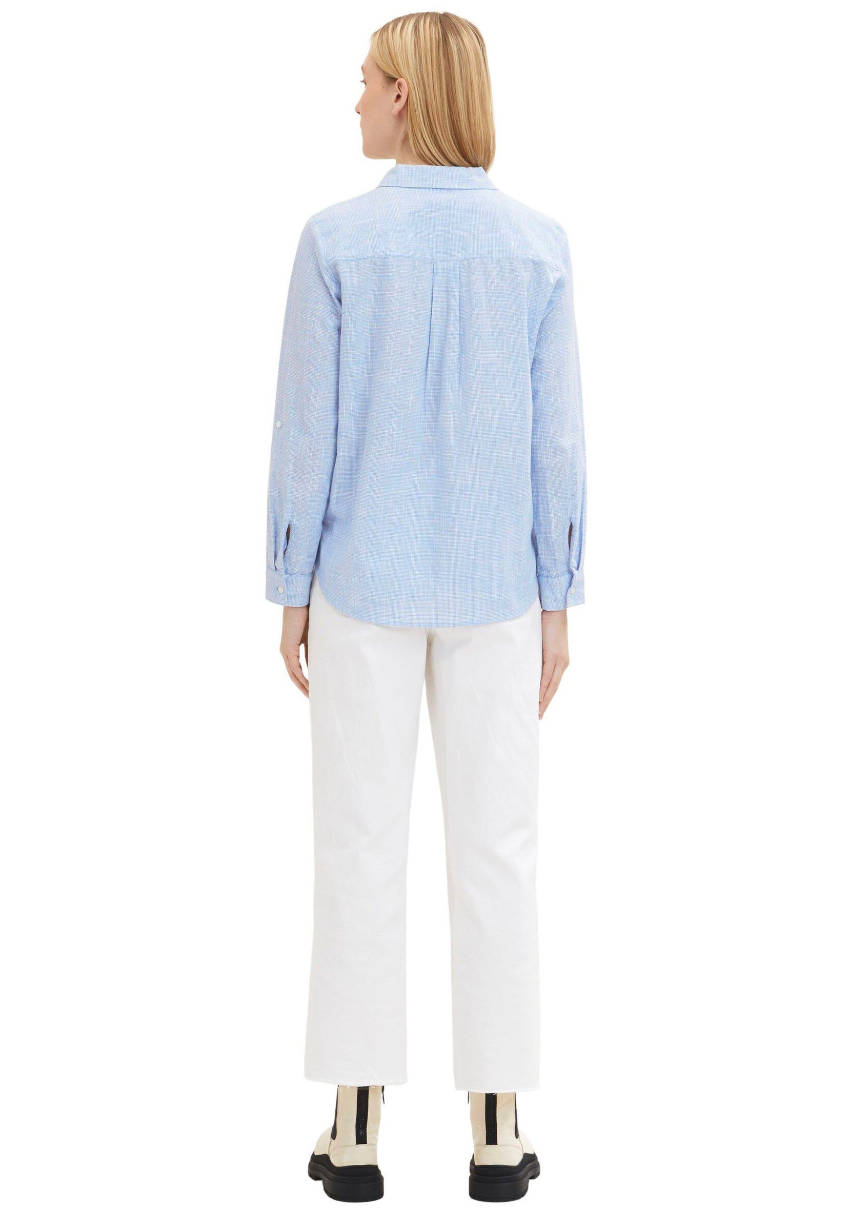 Tom Tailor Blouse met lange mouwen met borstzakken