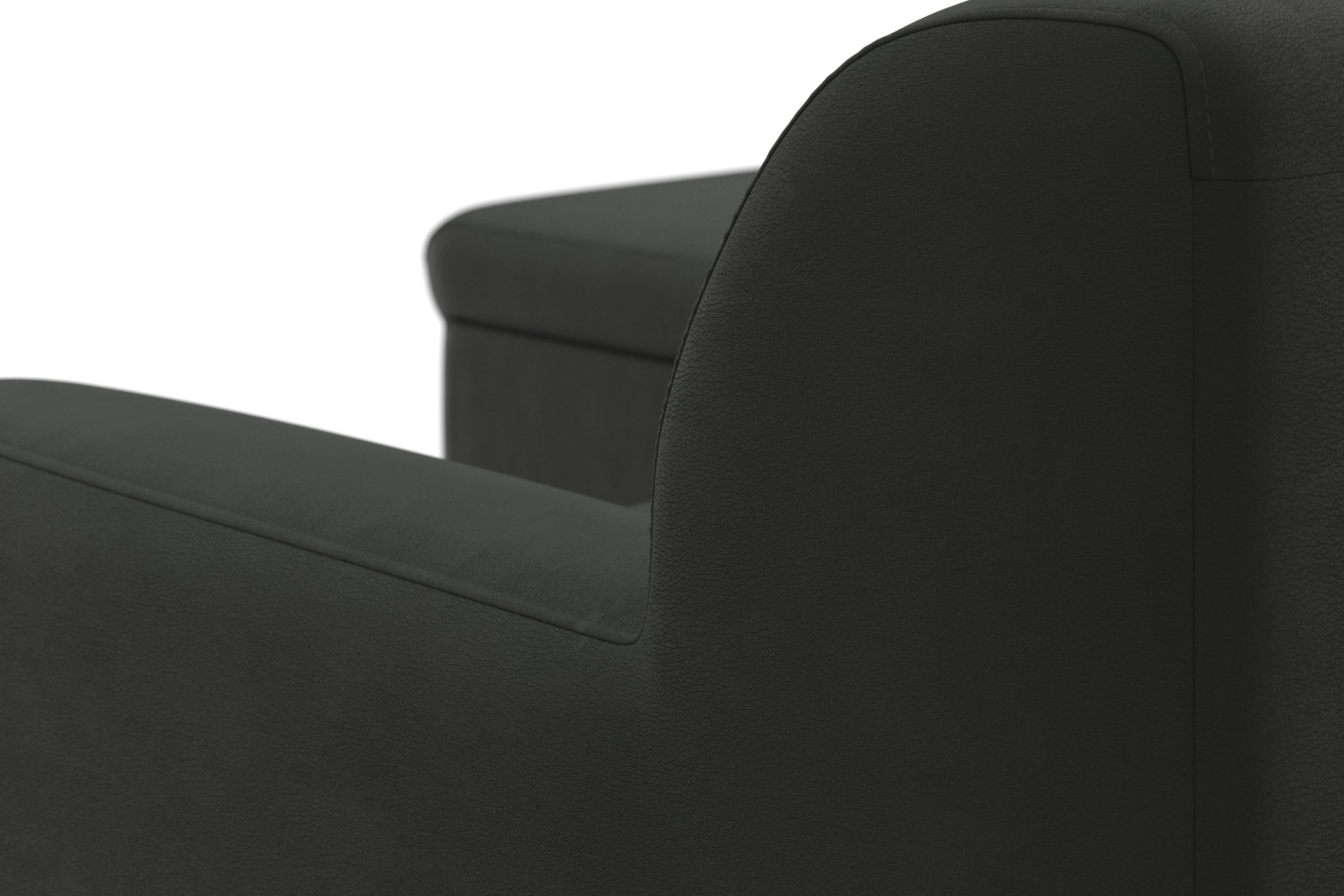 DOMO collection Hoekbank Topper L-vorm met ottomane, naar keuze met slaapfunctie