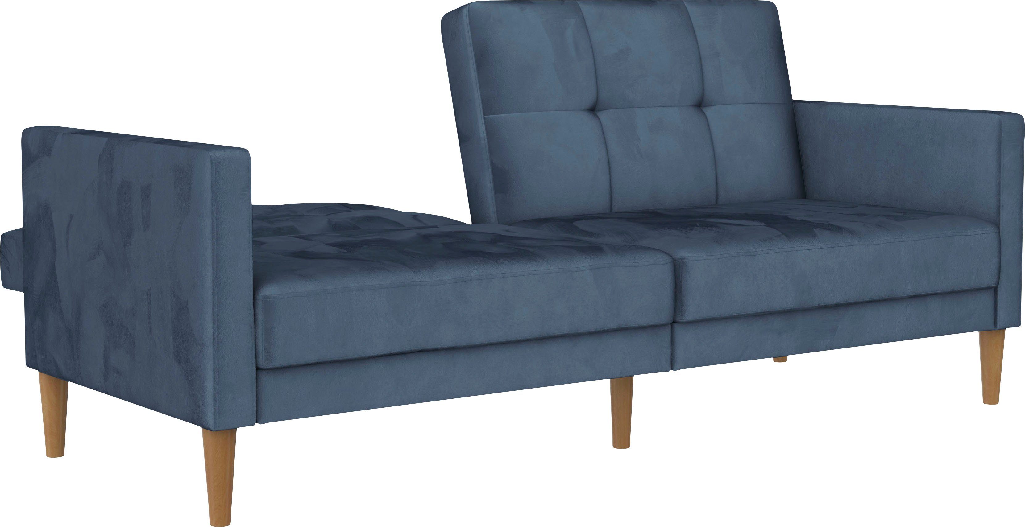 Dorel Home 3-zitsbank Lilly Bedfunctie, rugleuning 3-voudig verstelbaar, zithoogte 43 cm