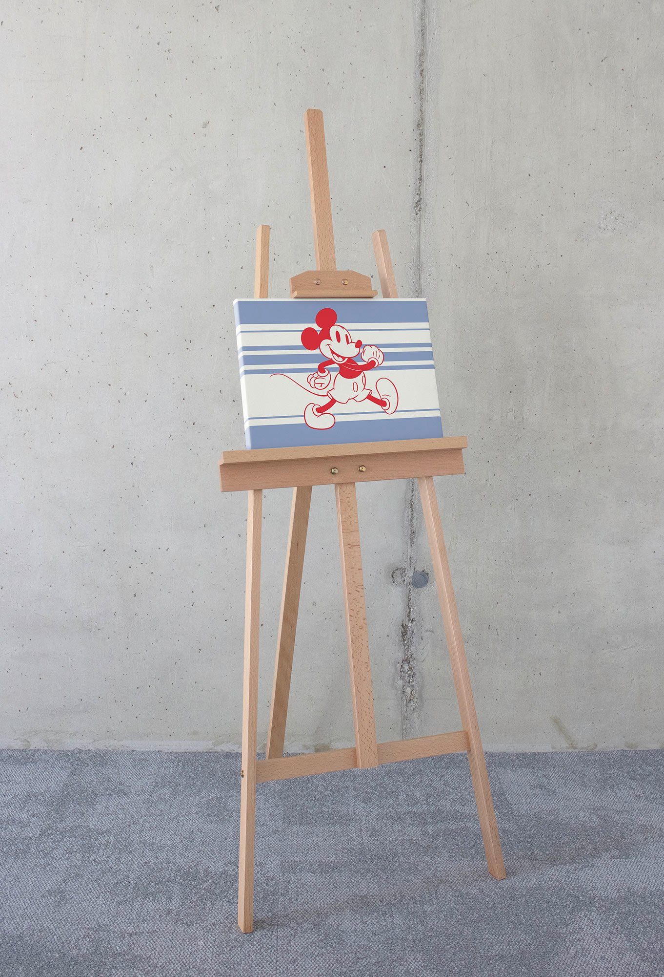 Komar Artprint op linnen Mickey Wonderful Live - Afmeting 30 x 40 cm (1 stuk)