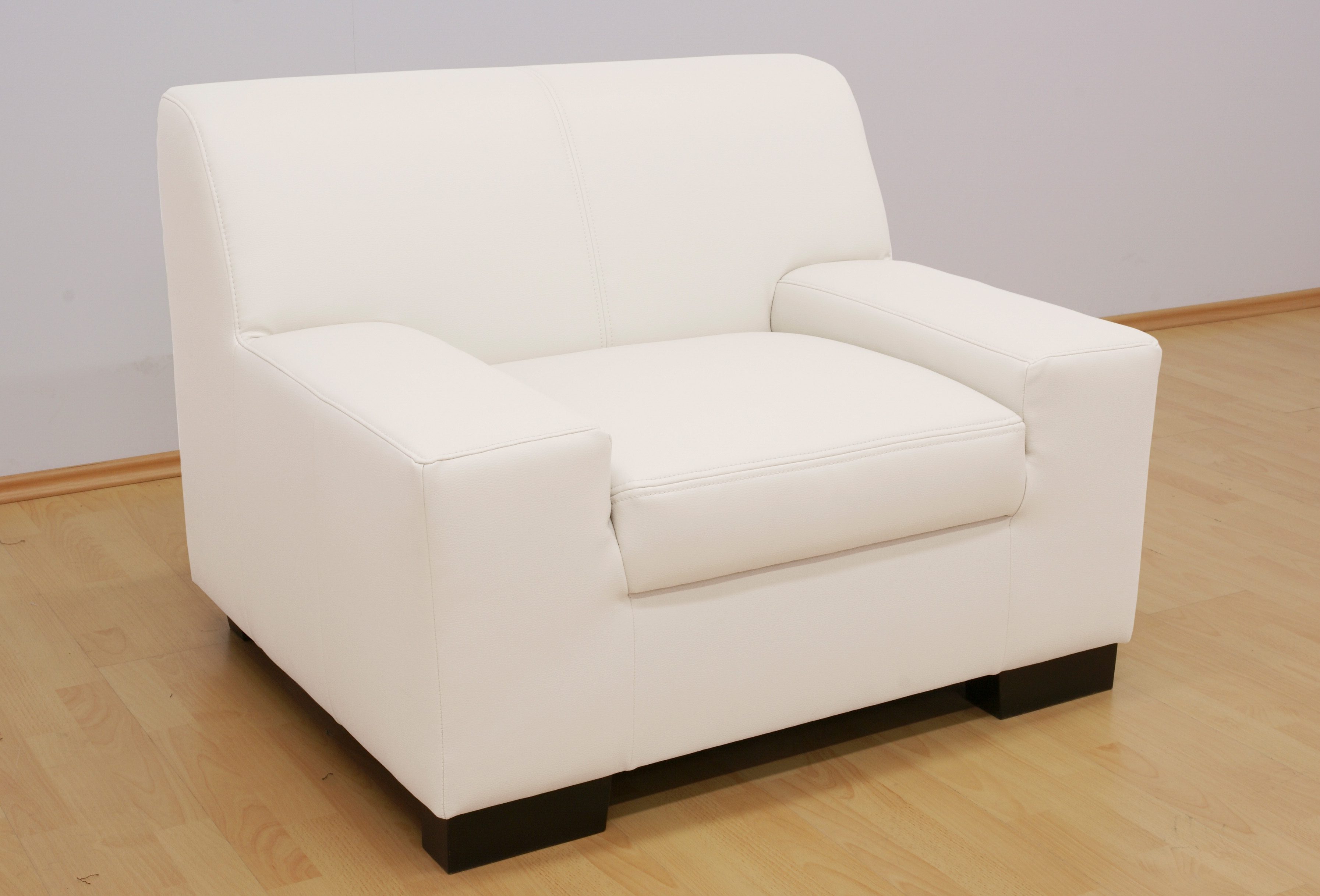 DOMO collection Fauteuil Norma kubisch en tijdloos, comfortabel, platte armleuningen