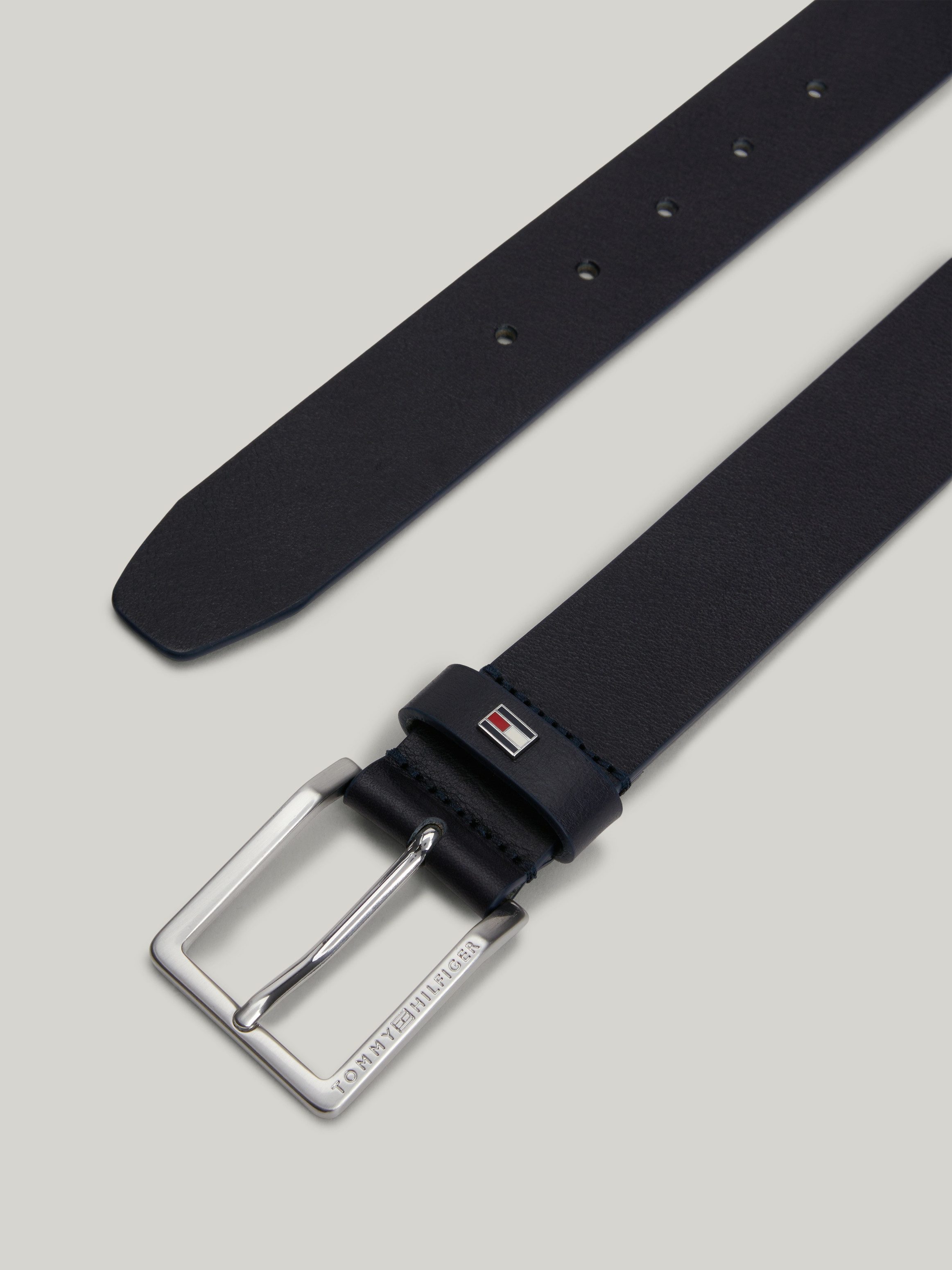 Tommy Hilfiger Leren riem Oliver Extended 3 5 cm met klassieke metalen gesp