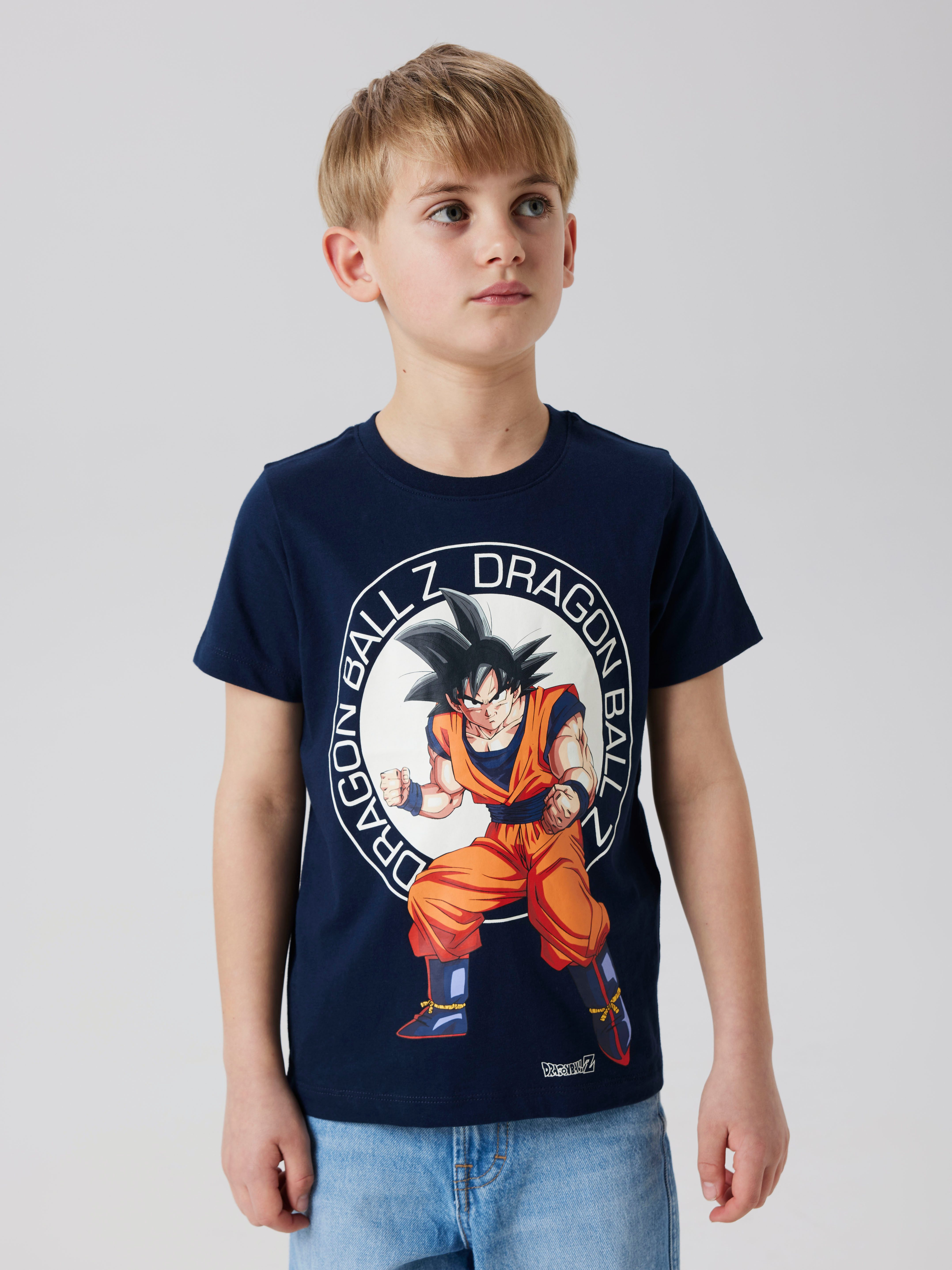 Name It T-shirt NKMJES DRAGON NREG SS TOP BOX NOOS VDE jongens t-shirts maat 122/128 blauw