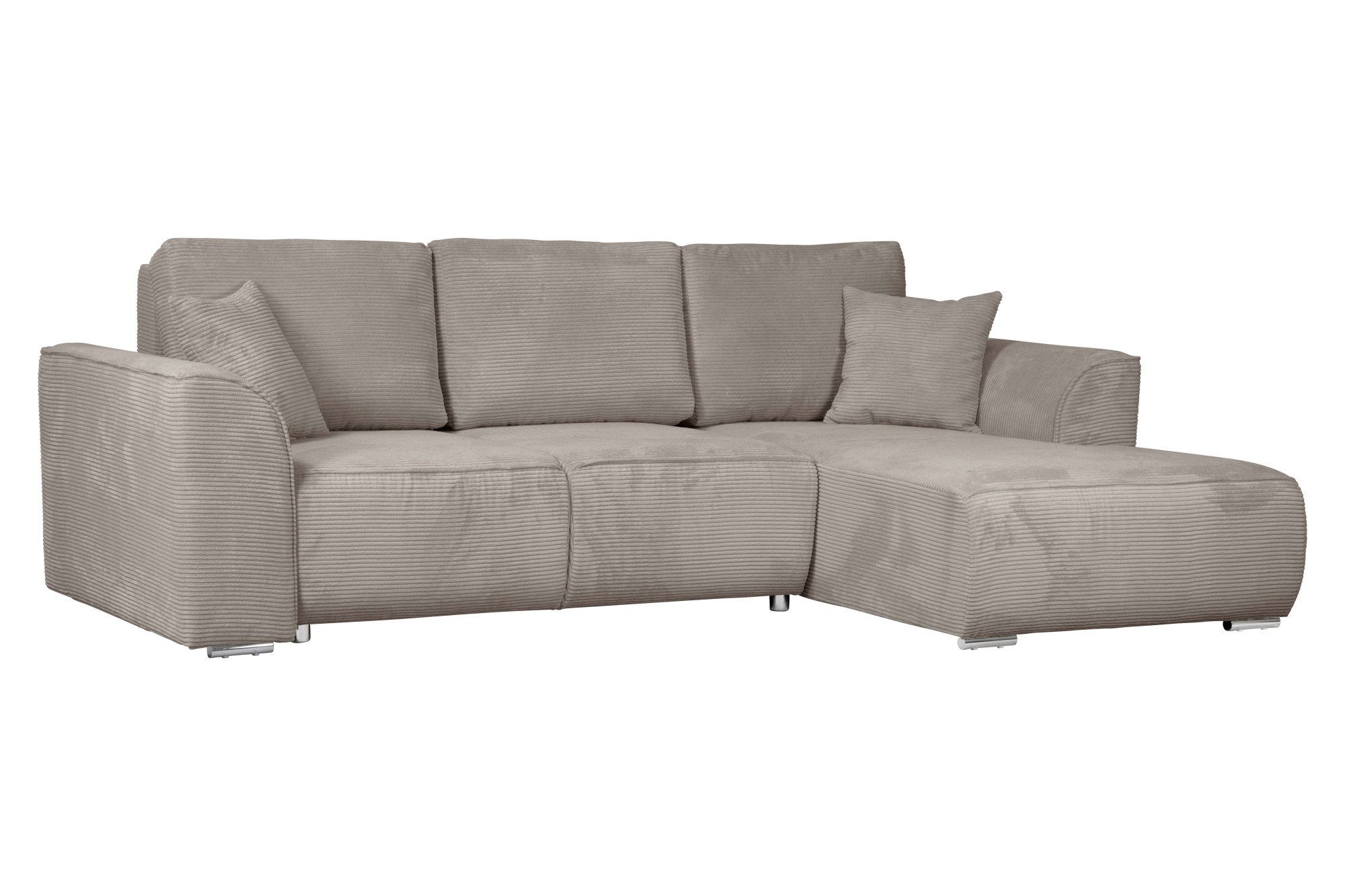 INOSIGN Hoekbank BEATRICE optionele slaapbank met bedlade, B/D/H: 265/170/86 cm