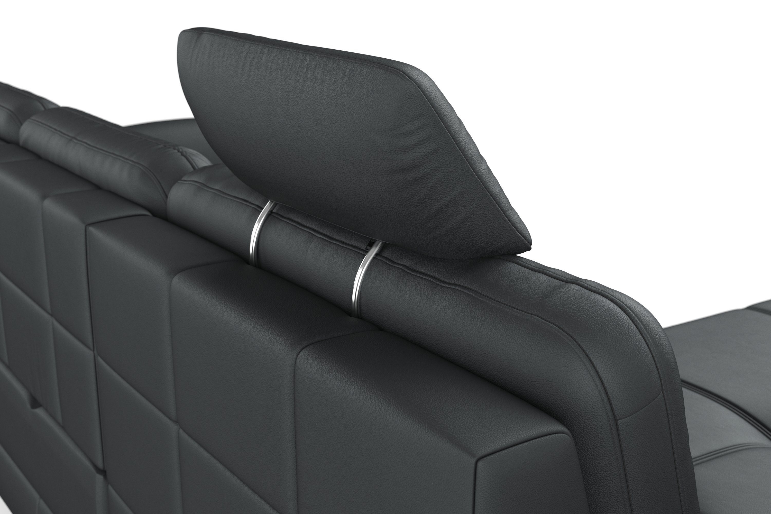 sit&more Hoekbank Bendigo L-vorm inclusief zitdiepteverstelling, bodemvrijheid 15 cm, 2 pootkleuren