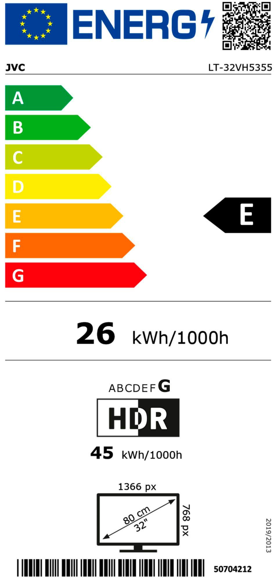 JVC Led-TV, 80 cm / 32", HD ready, Smart TV