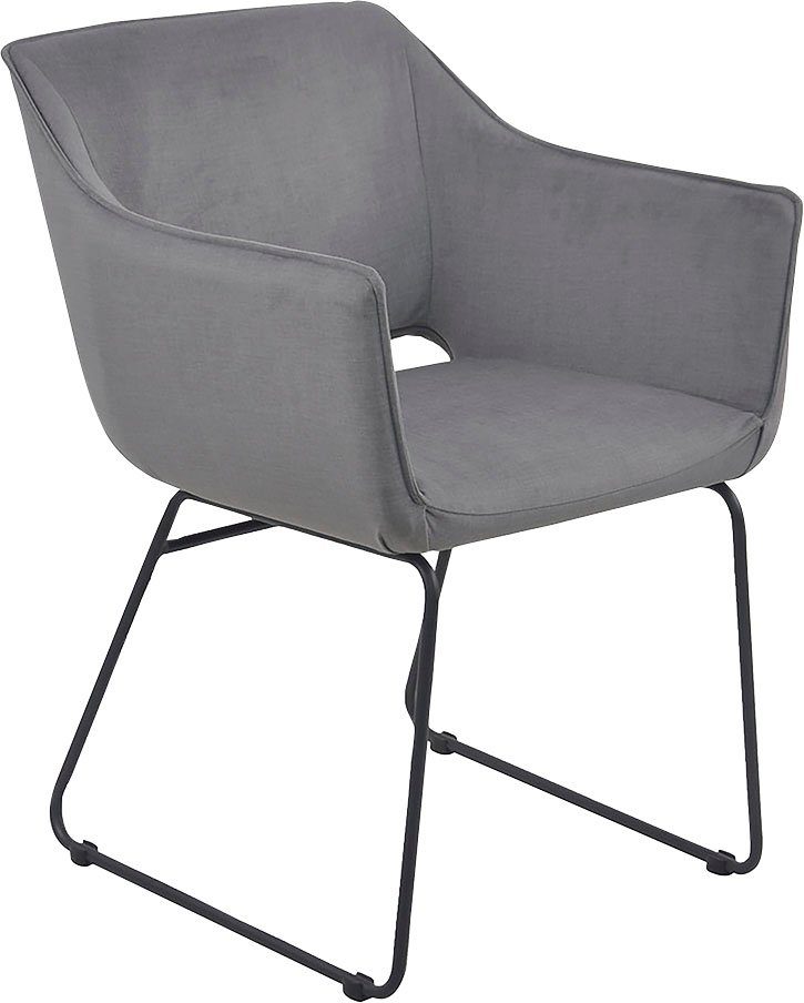 TOM TAILOR HOME Kuipstoel T-VELVET ARMCHAIR (set, 2 stuks)