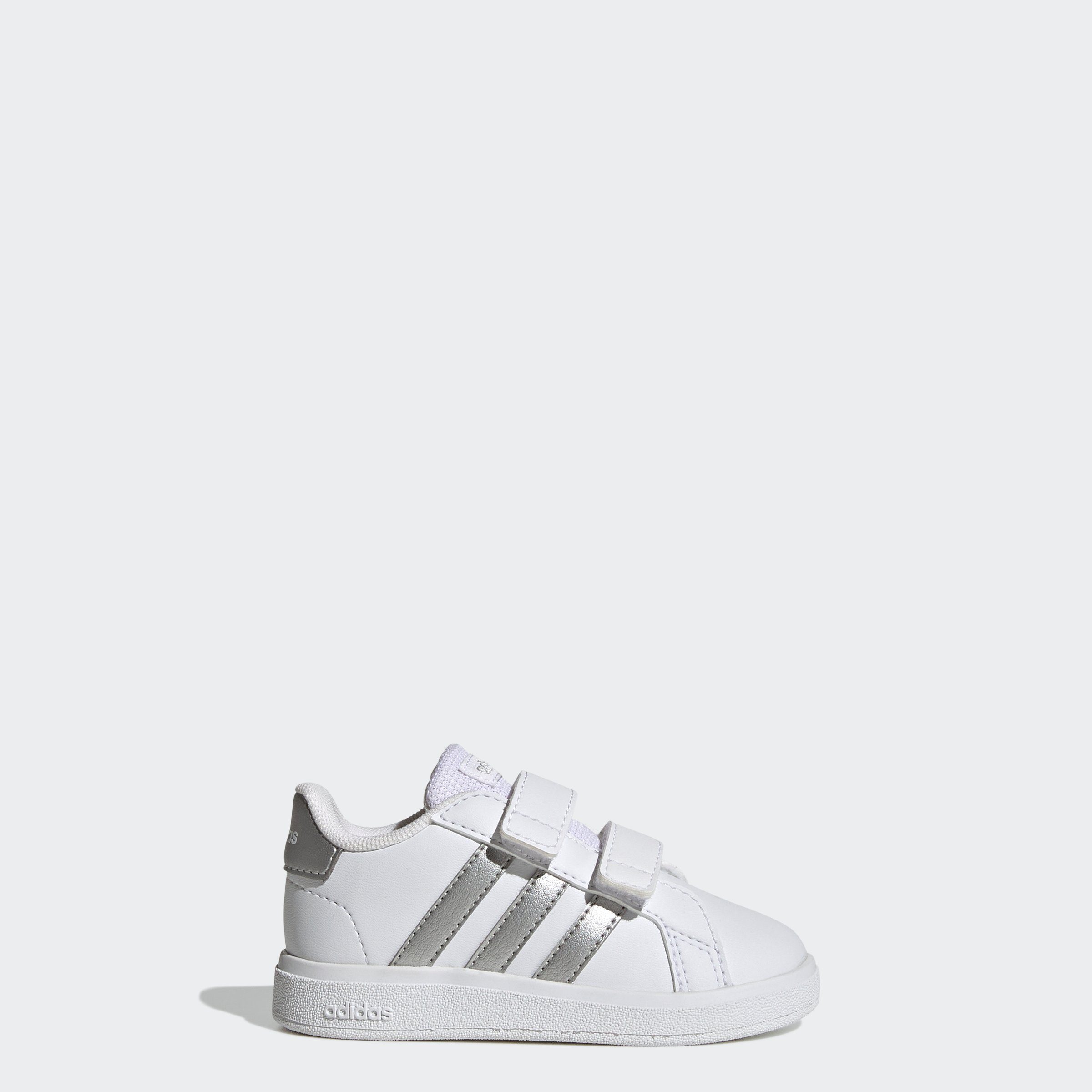 adidas Sportswear Sneakers GRAND COURT LIFESTYLE HOOK AND LOOP voor kinderen, ontwerp geïnspireerd door de adidas superstar