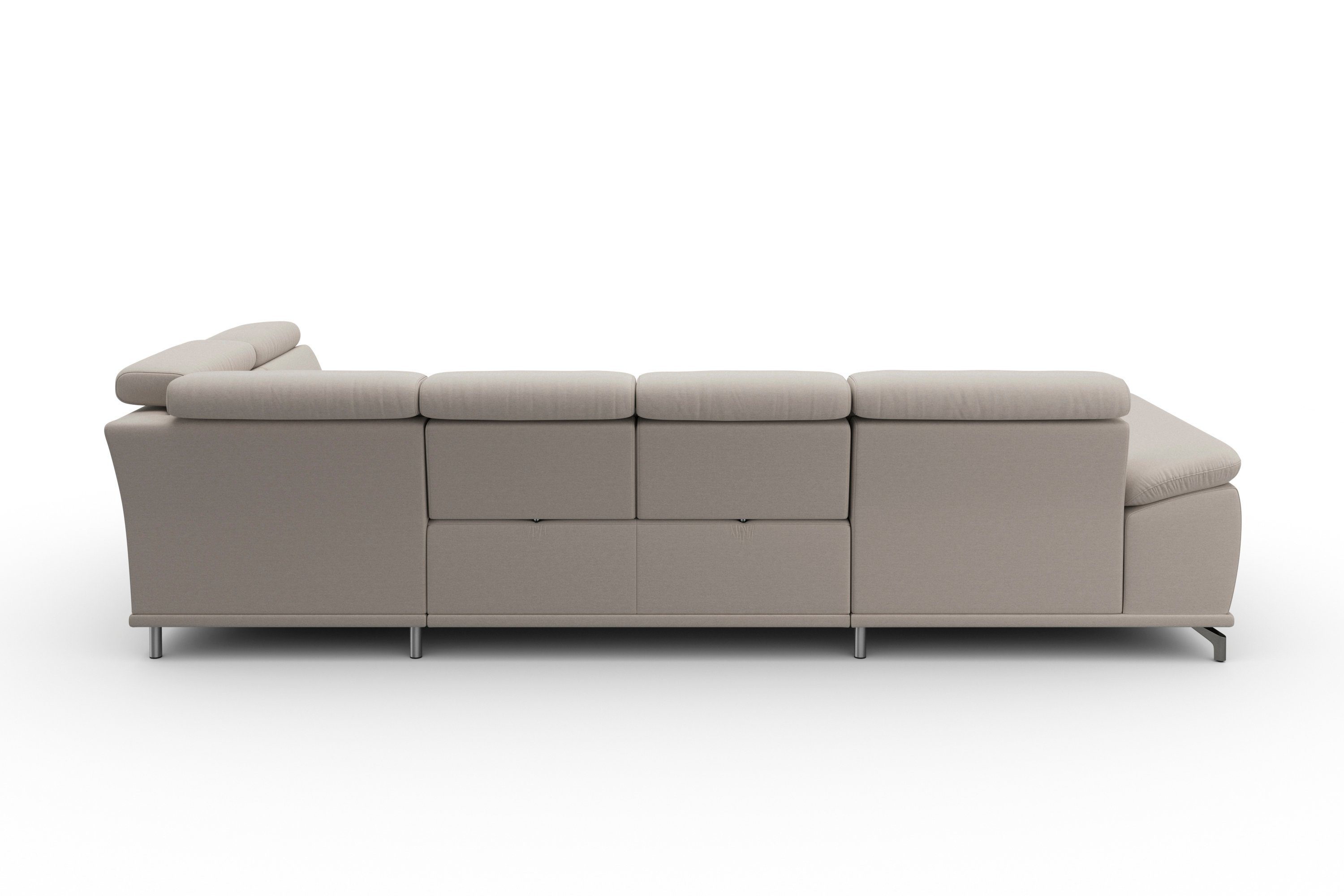 sit&more Zithoek Cabrio U-vorm, met zitdiepteverstelling, arm- en hoofdsteunverstelling