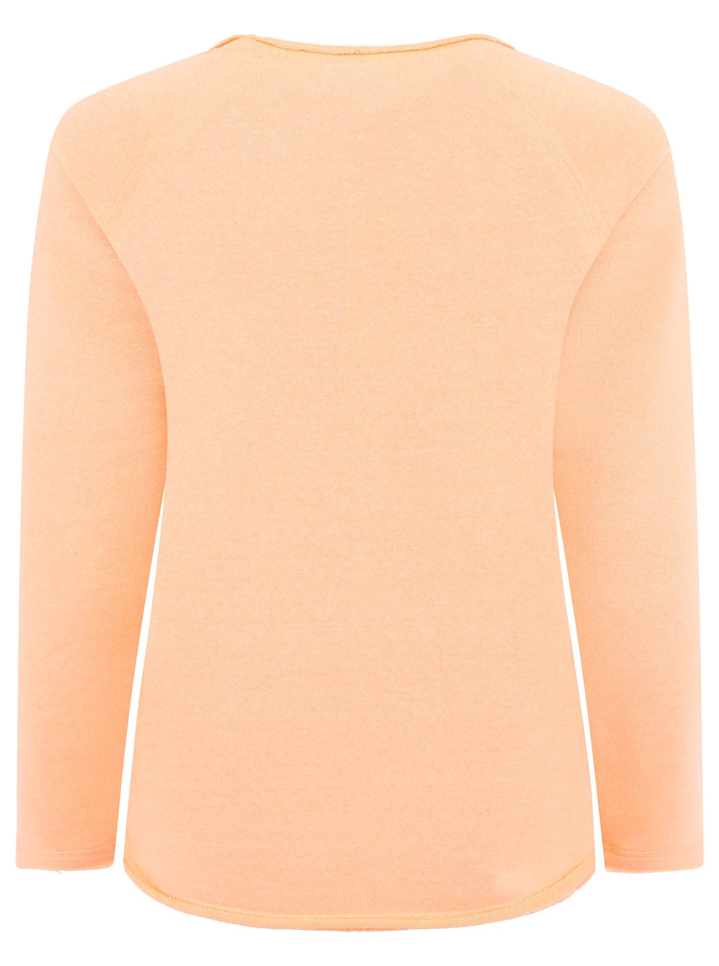 Zwillingsherz Sweatshirt Happy met inspirerende quote-print