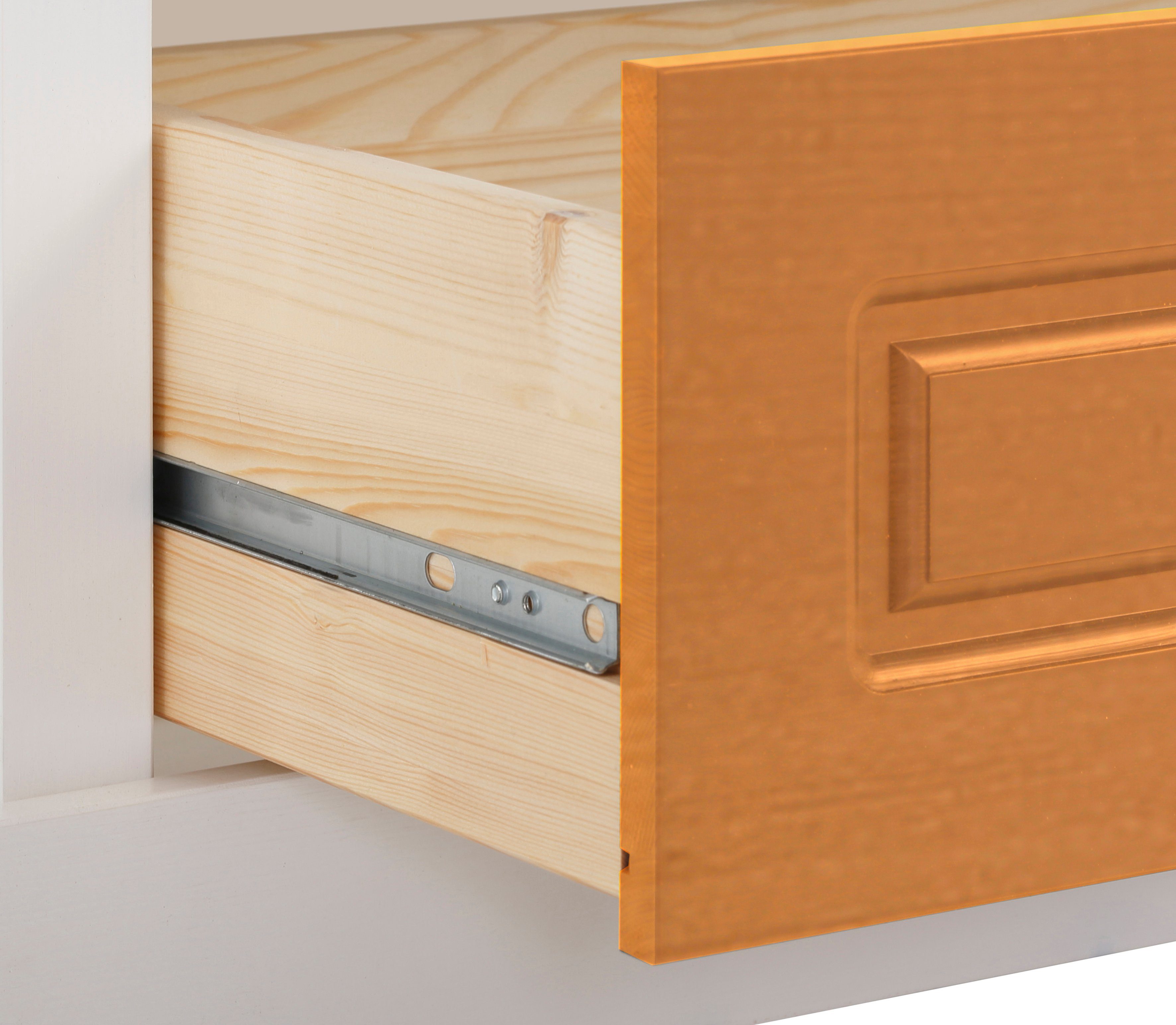 Home affaire Kledingkast Basilico van massieve dennen, fsc®, breedte 67 cm, met kledingstang