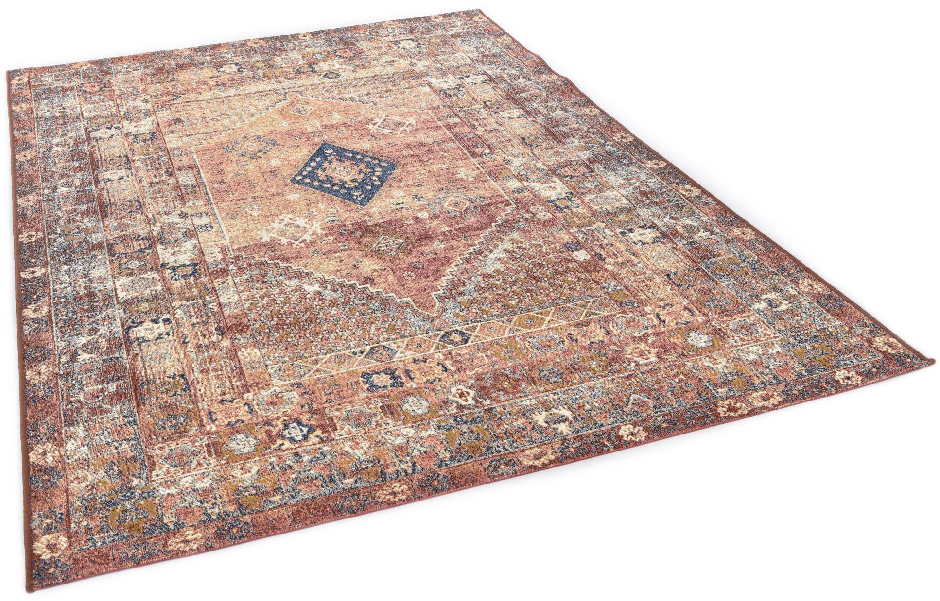 TOM TAILOR HOME Vloerkleed Funky Outdoor Orient Two Platweefsel, oriënt-look, geschikt voor binnen en buiten, woonkamer