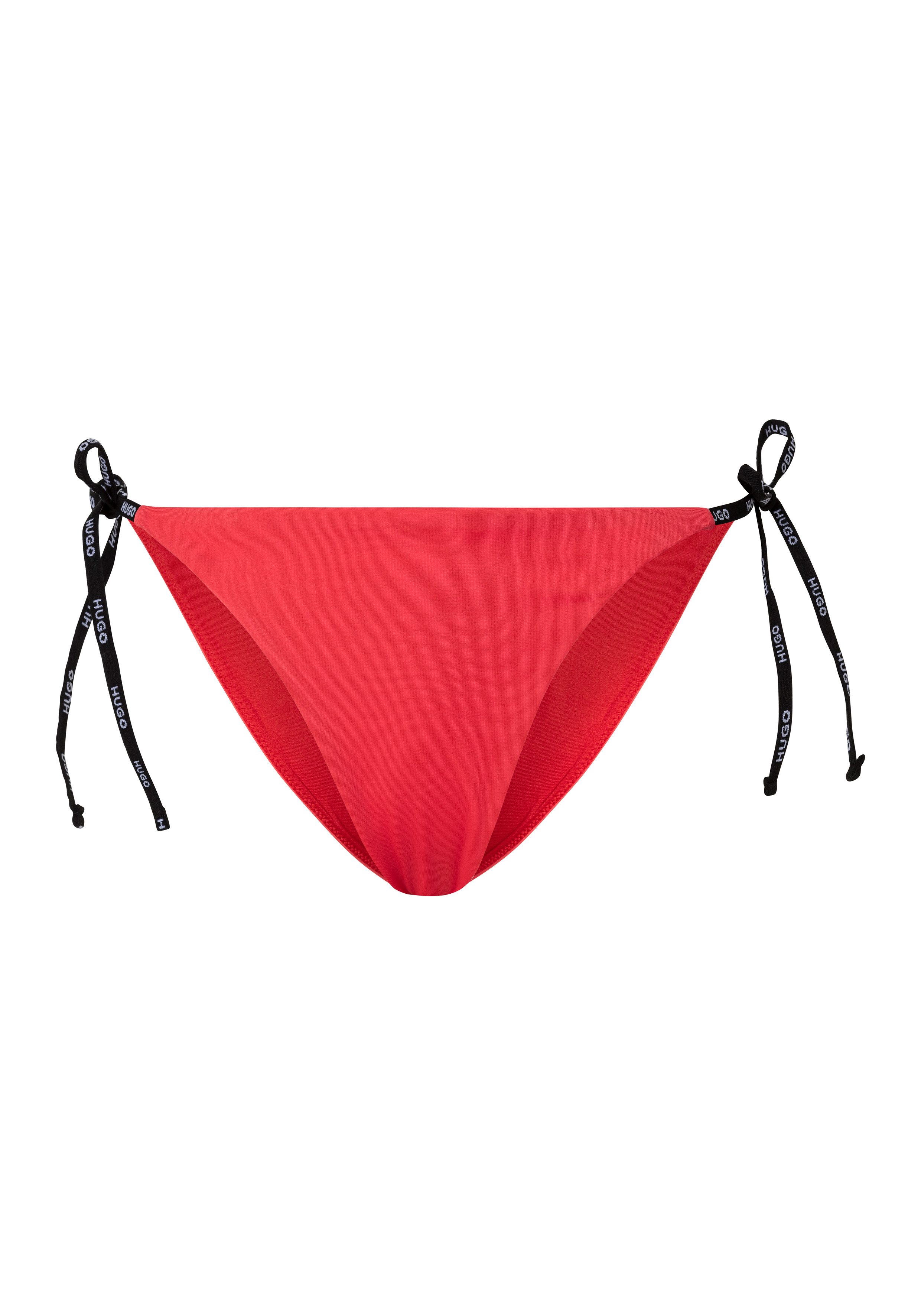 HUGO underwear Bikinibroekje PURE_SIDE TIE met contrastkleurige inzetten