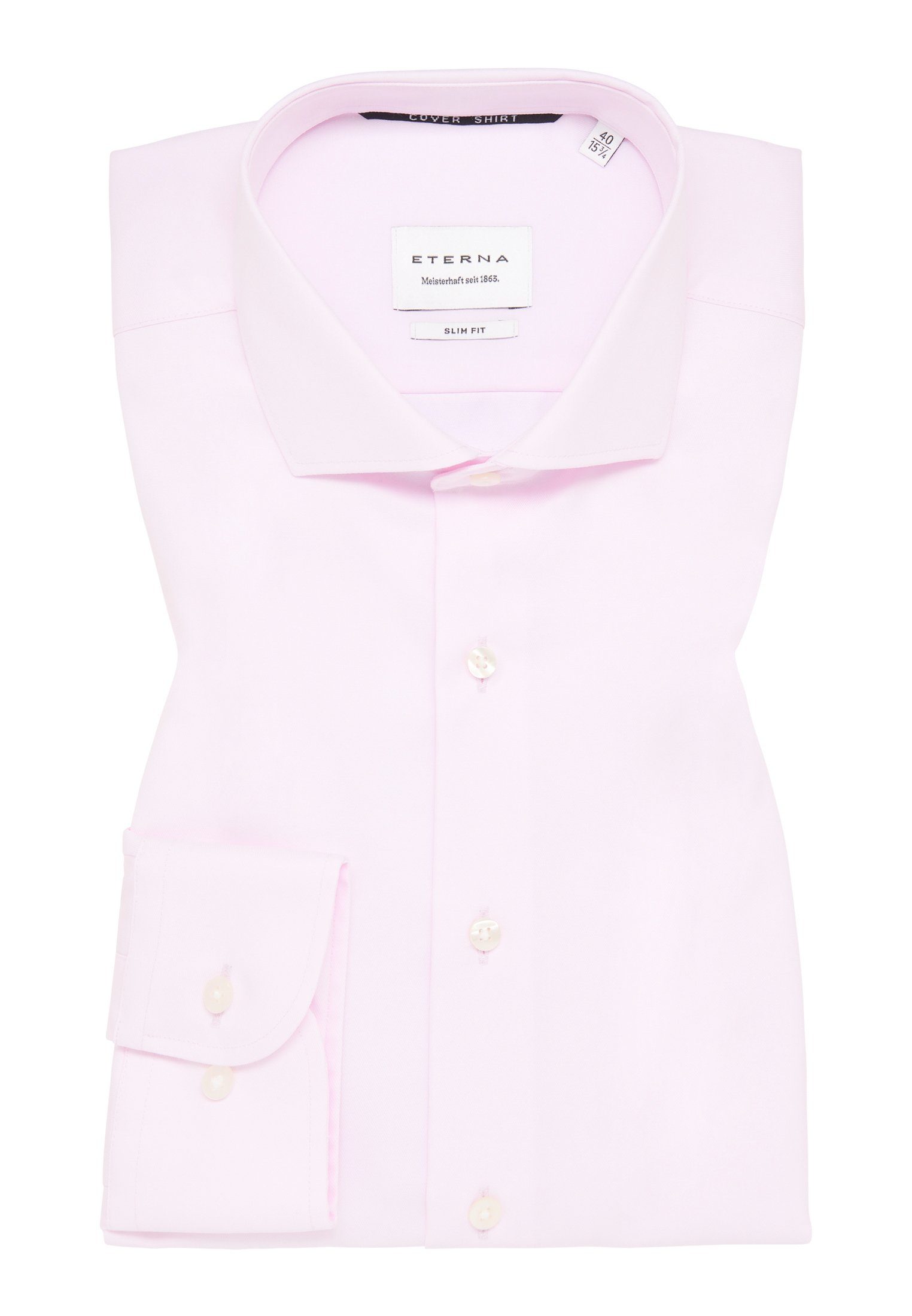 Eterna Overhemd met lange mouwen Slim fit NON IRON (strijkvrij)