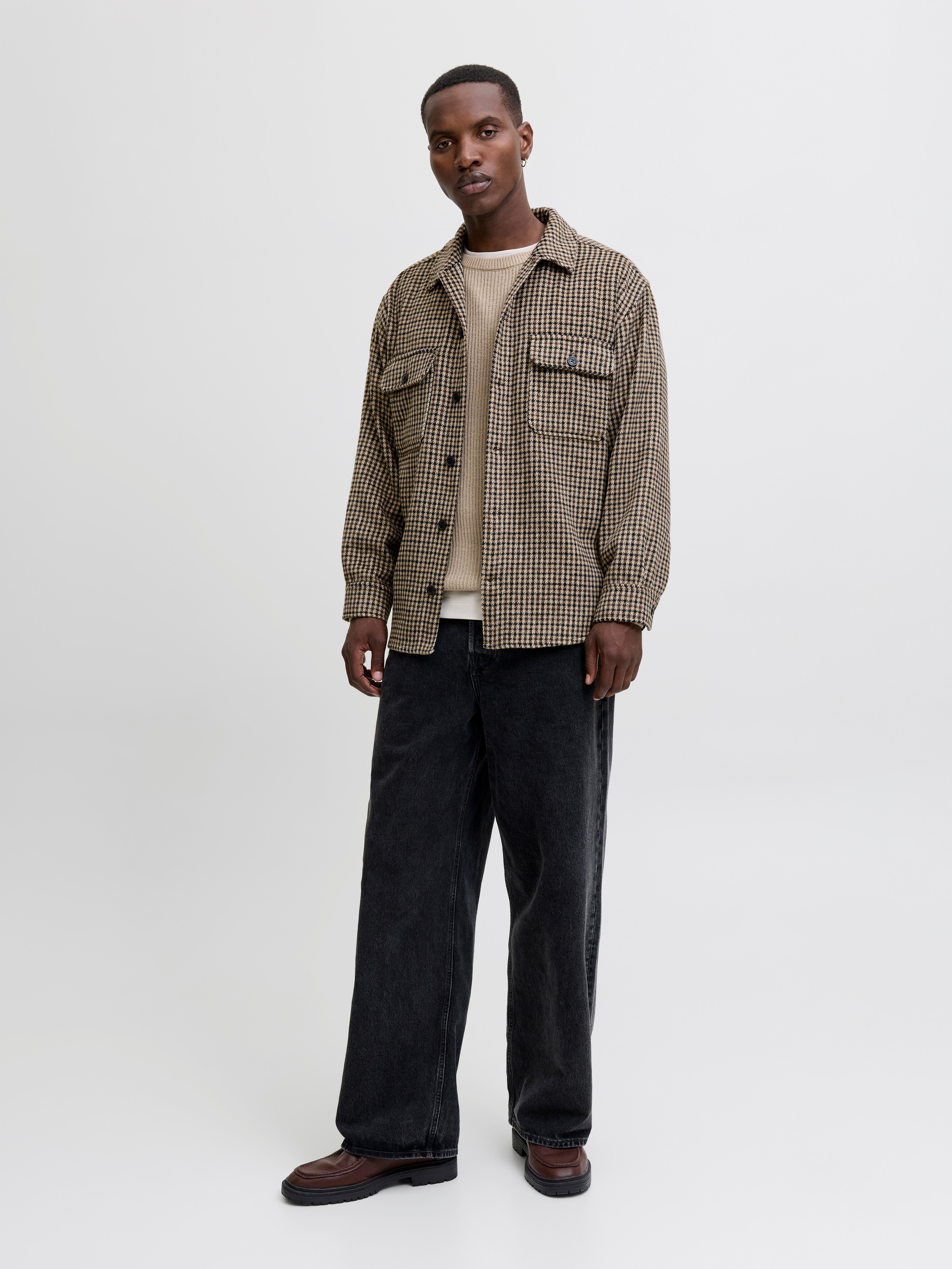 Jack & Jones Overhemd met lange mouwen JJEBRADLEY OLLIE OVERSHIRT LS NOOS