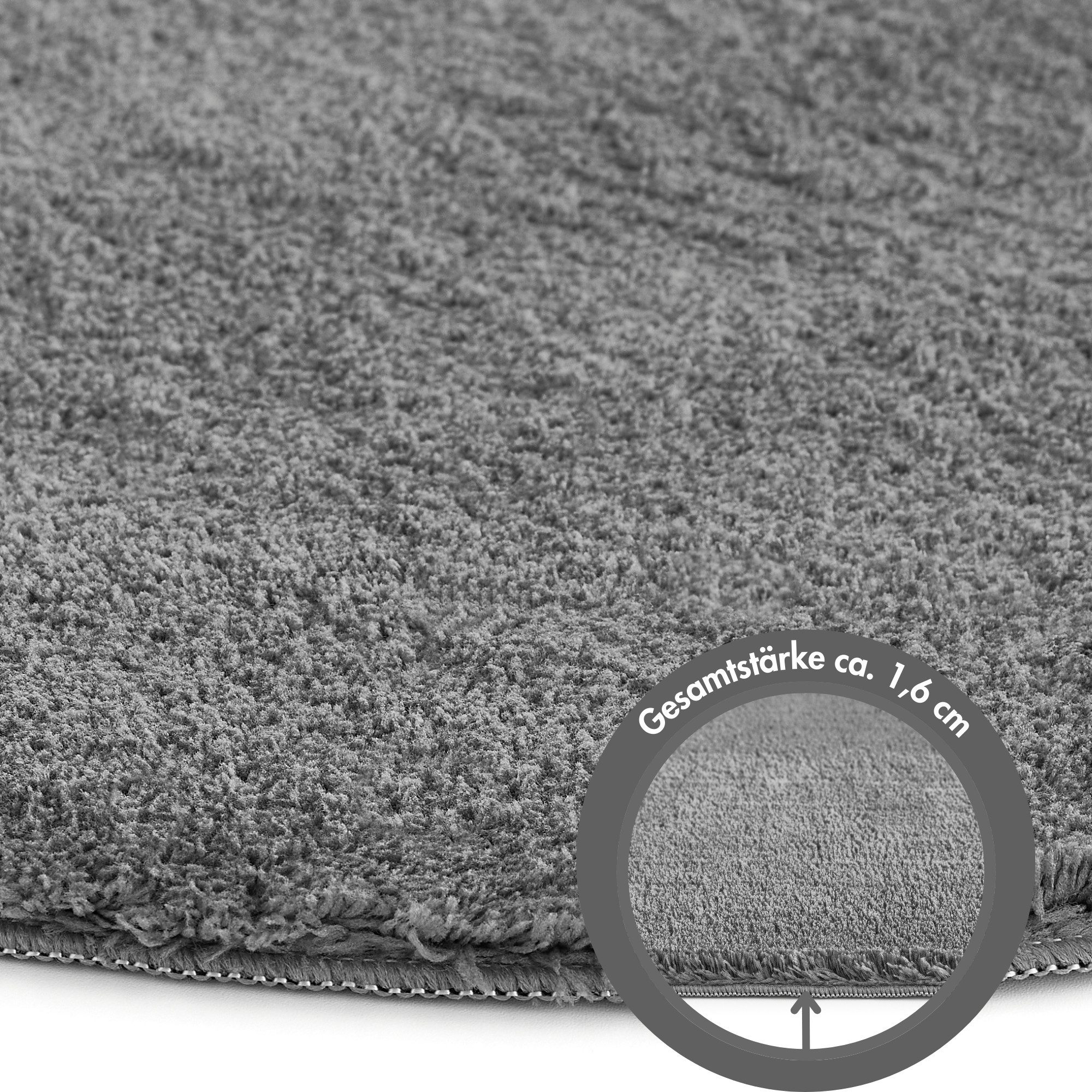 Andiamo Badmat Arezzo Effen kleuren, ook in rond en als 2-pack verkrijgbaar
