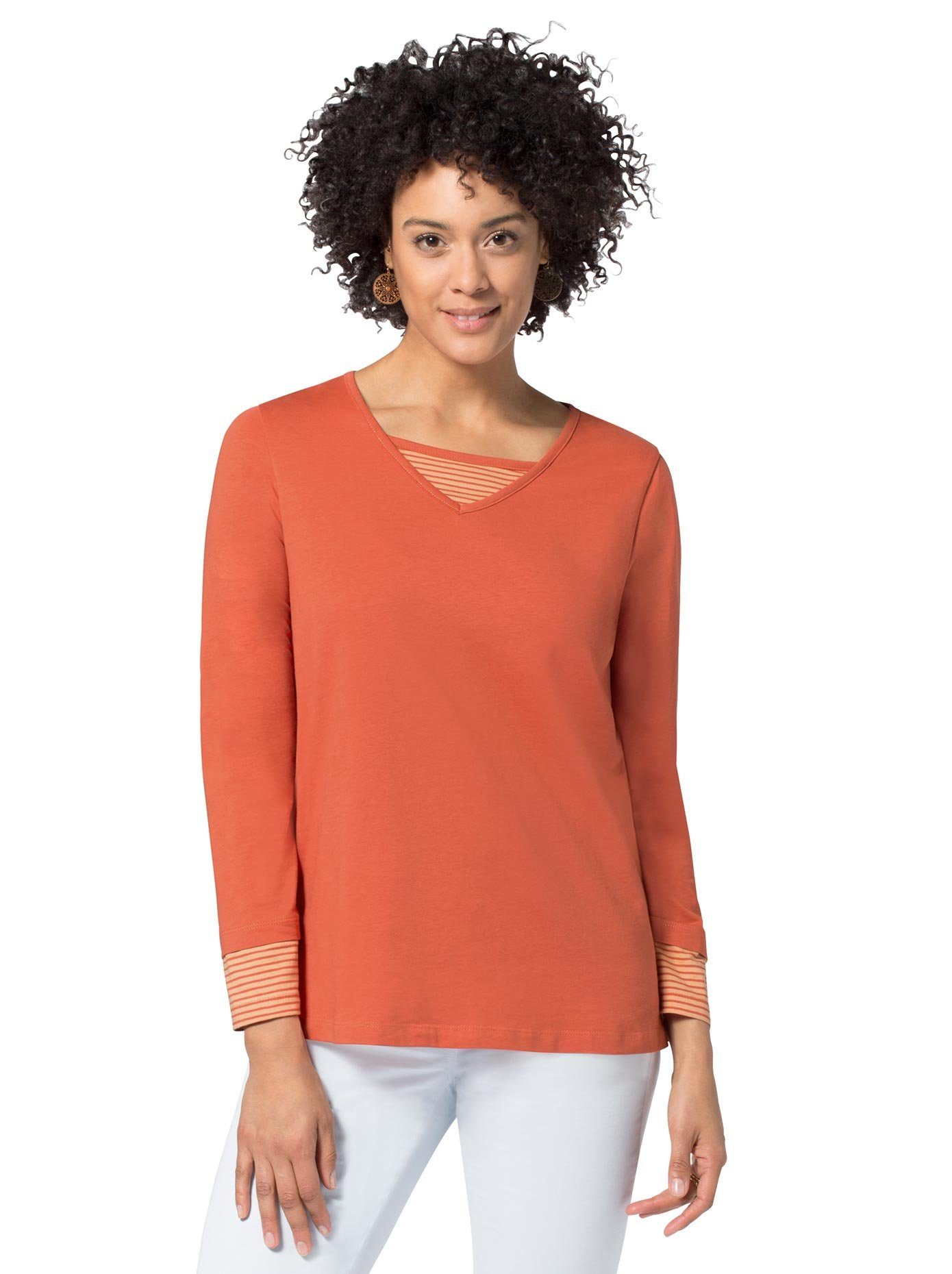 Classic Basics Shirt met lange mouwen Shirt (1-delig)