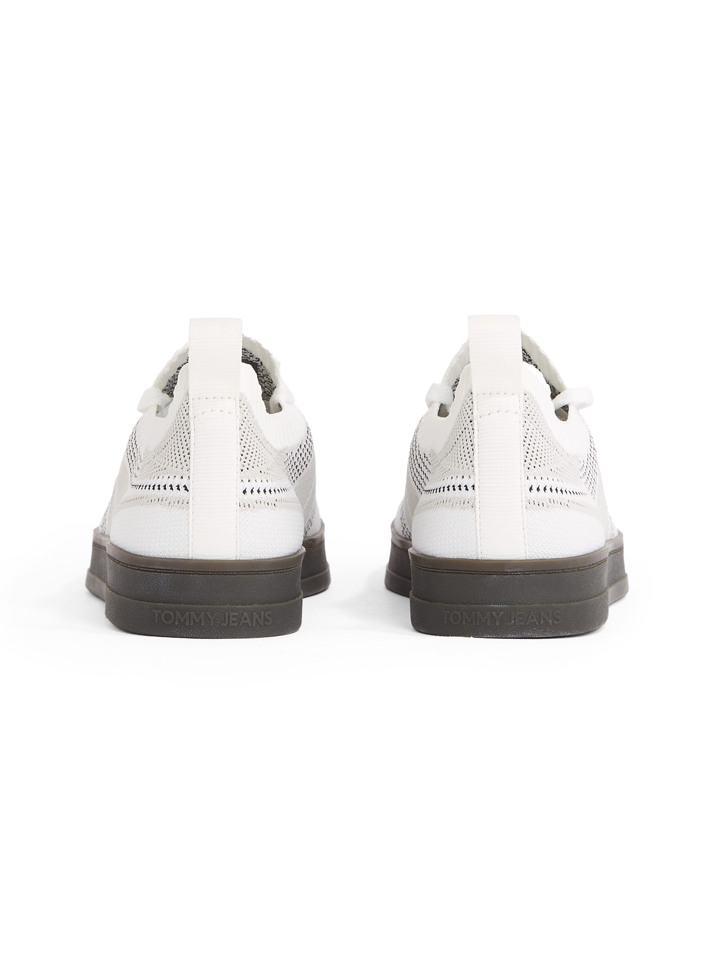 TOMMY JEANS Slip-on sneakers THE GREENWICH KNITTED , vrijetijdsschoen, halfschoen, instapschoen met praktische aantrek lus