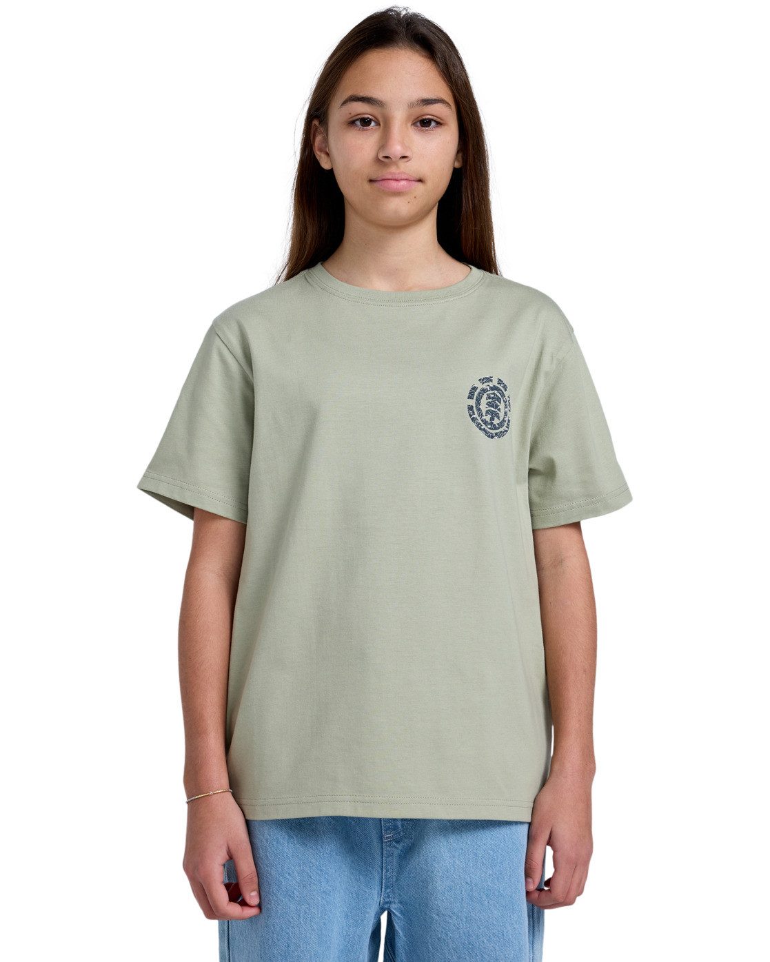 Element Shirttop Timber Sliding heren shirts maat 8(125-130cm) groen