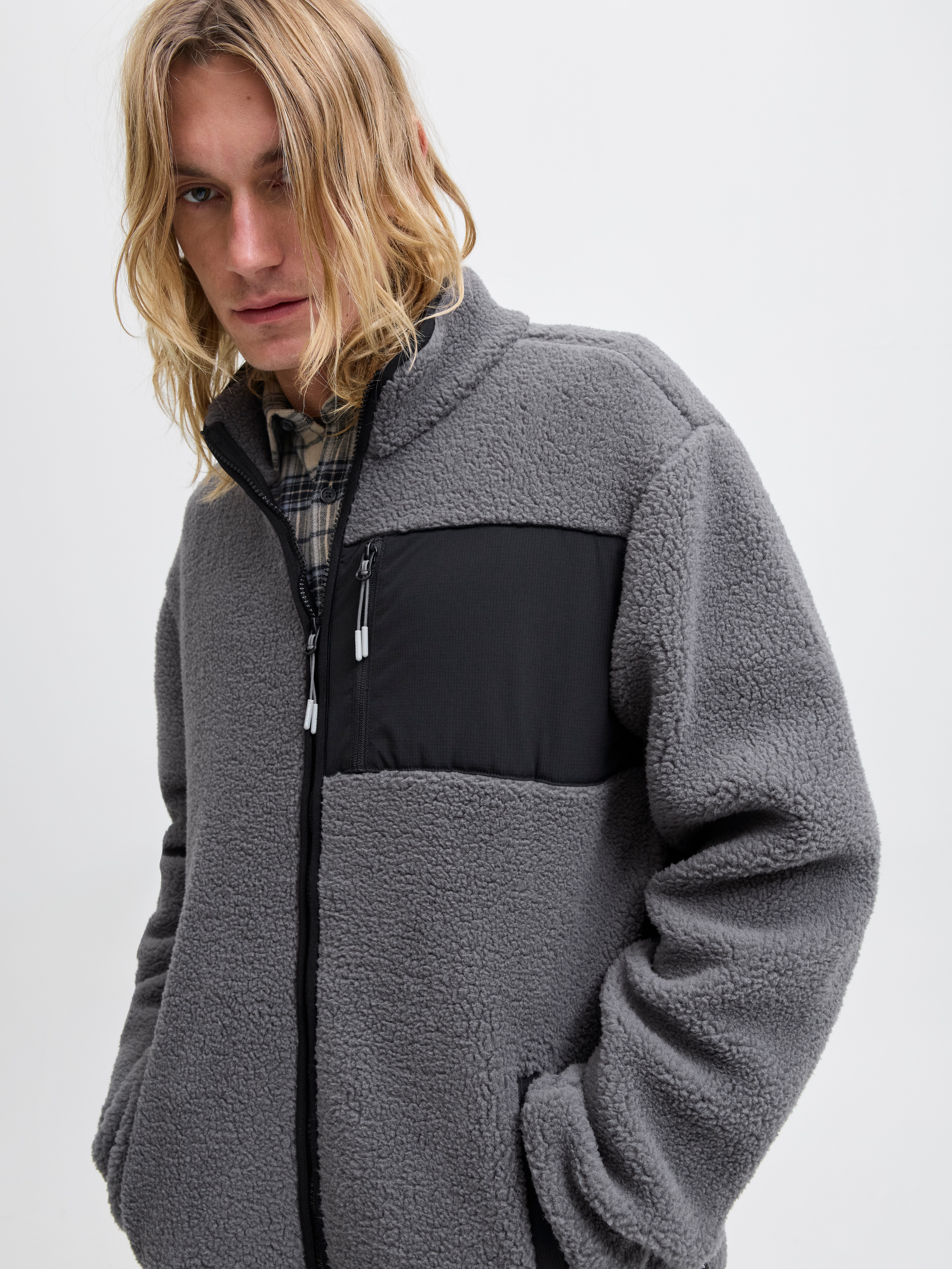 Jack & Jones Fleecejack JJTHATCHER FLEECE JACKET