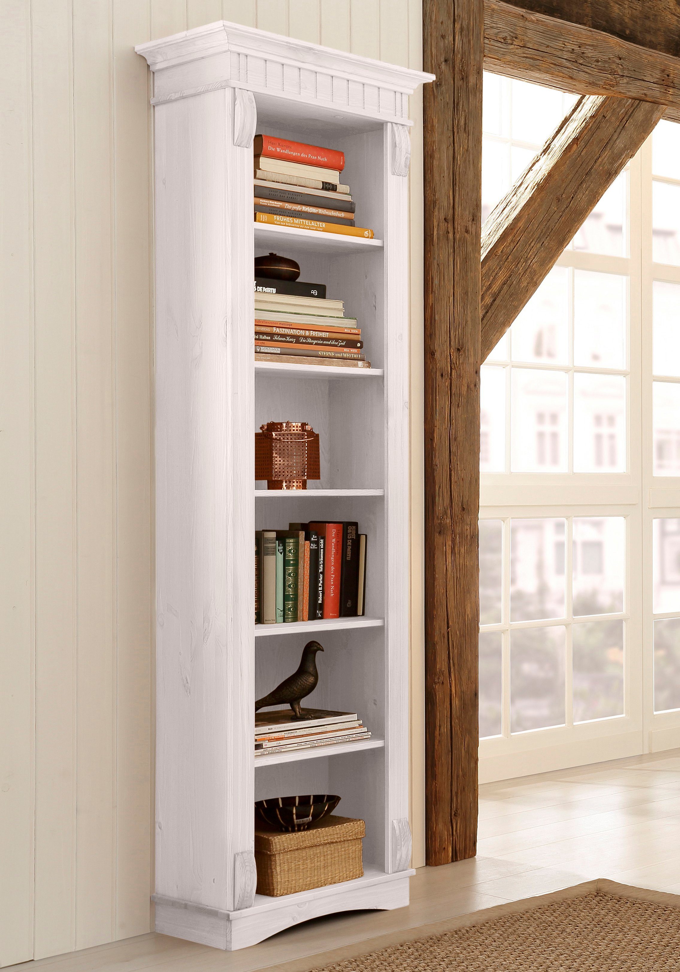 Home affaire Staand rek Teresa Hoogte 193 cm, van massief grenen, FSC®