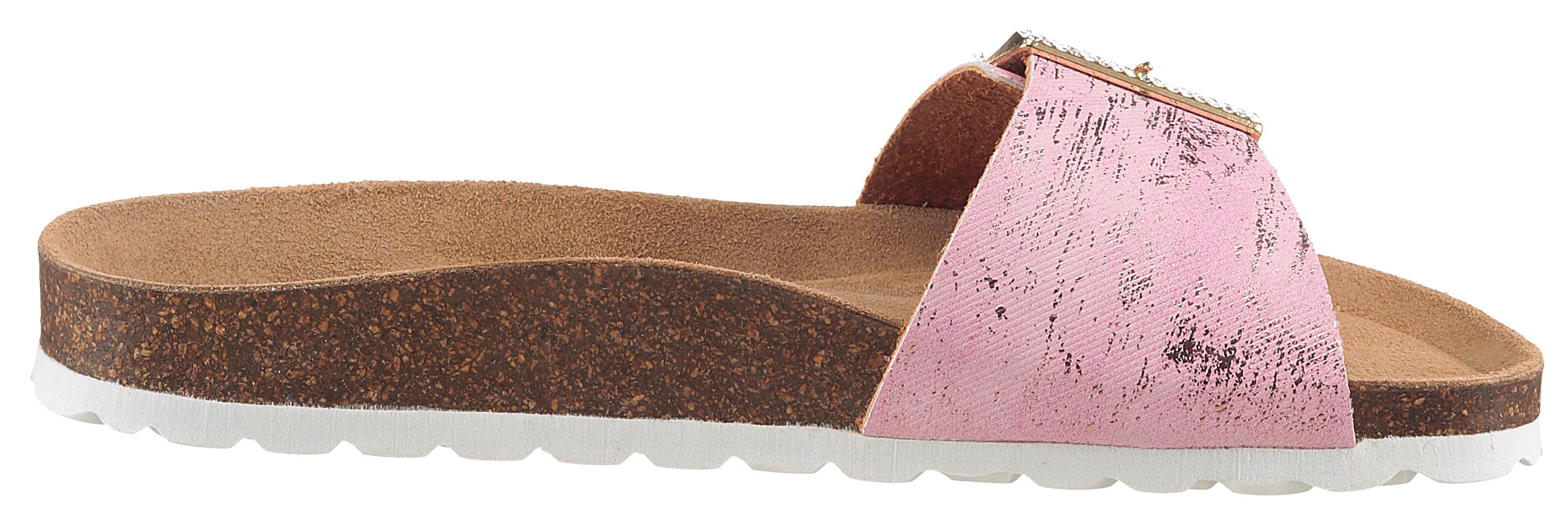 Aniston SHOES Slippers , zomerschoen, strandschoen, glitterstenen - nieuwe collectie
