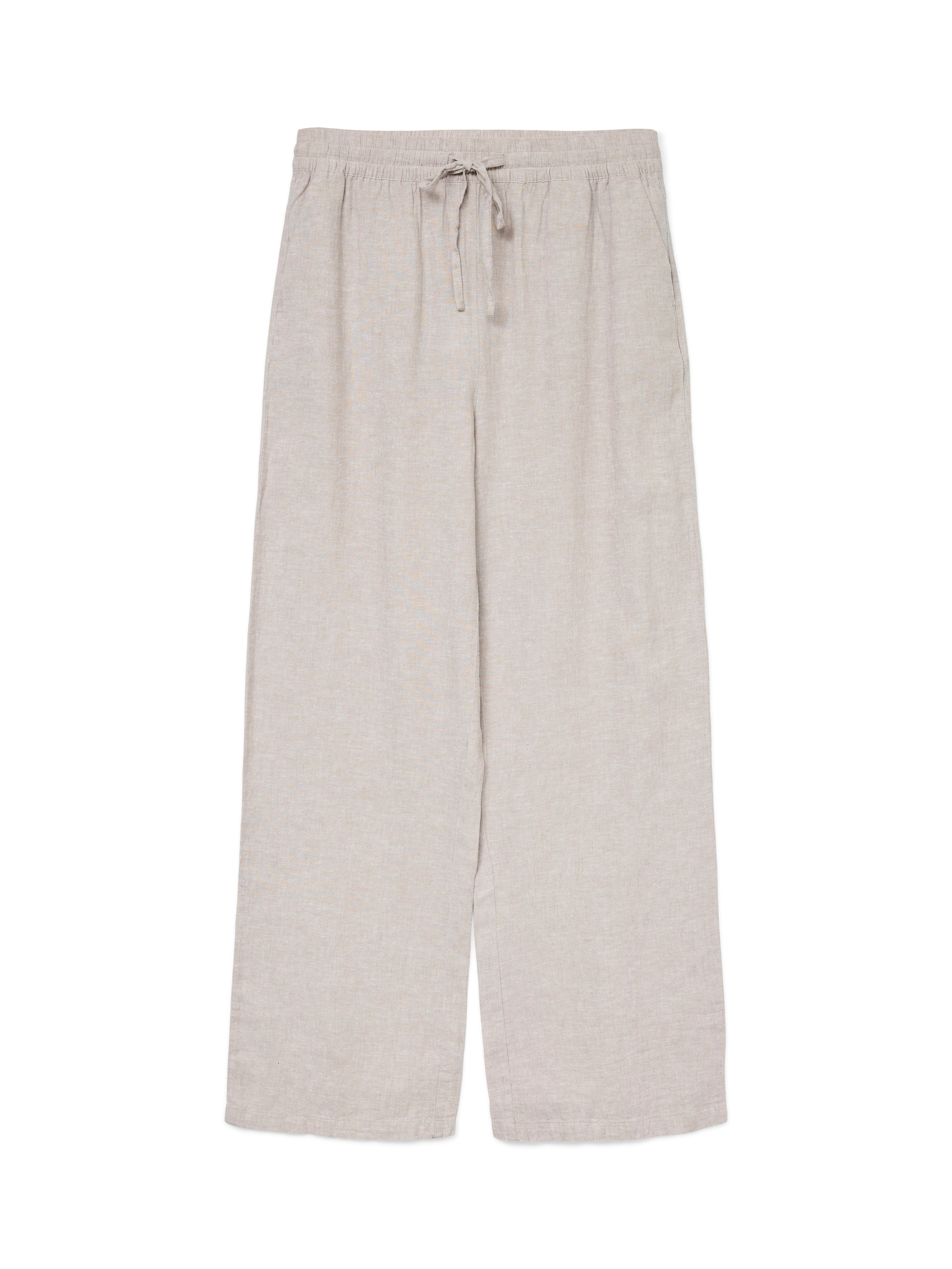 Vero Moda Comfortbroek VMLINN LINEN PANTS WVN NOOS