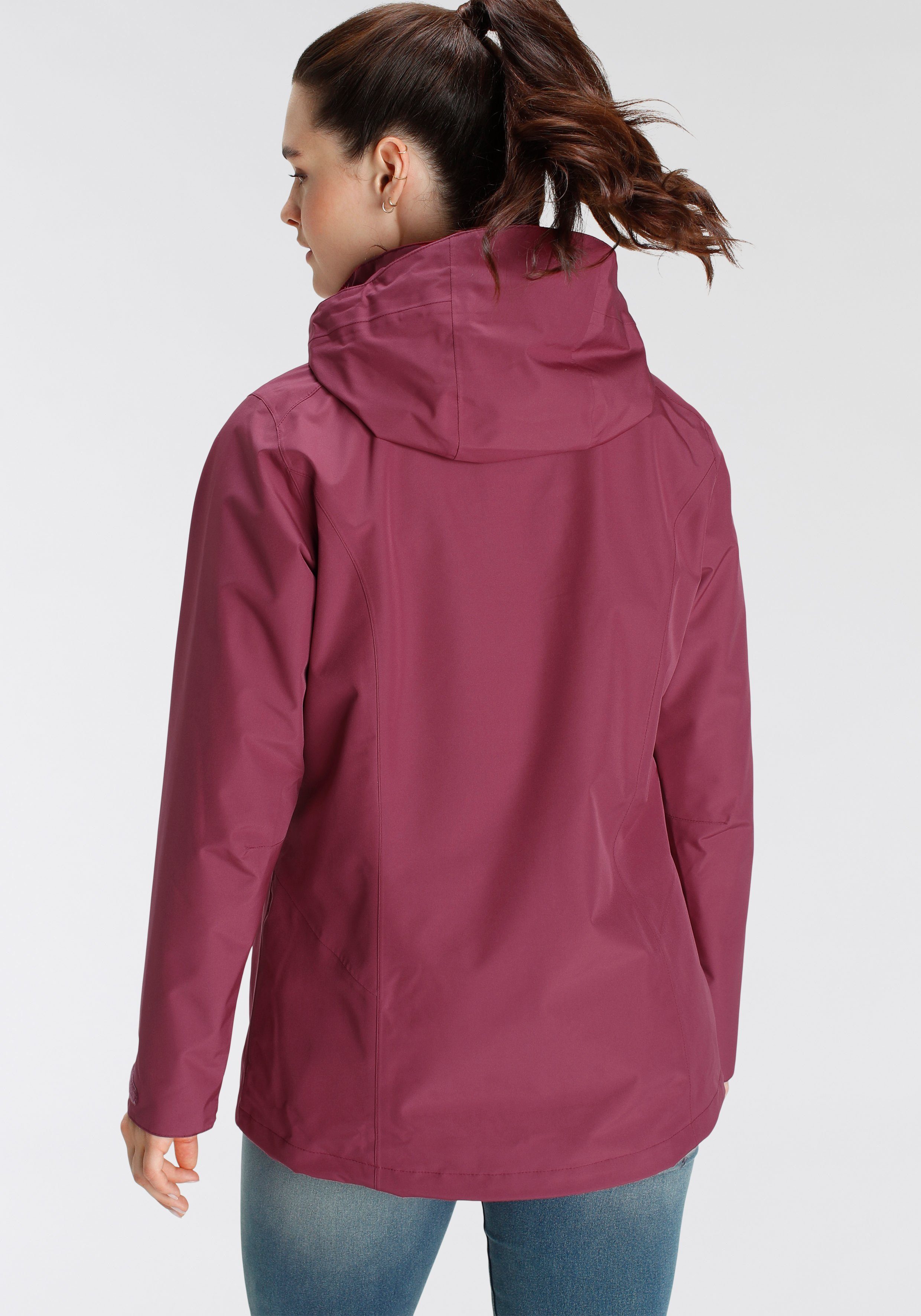 Jack Wolfskin Functioneel jack TOCORA JACKET WOMEN Waterdicht & winddicht & ademend