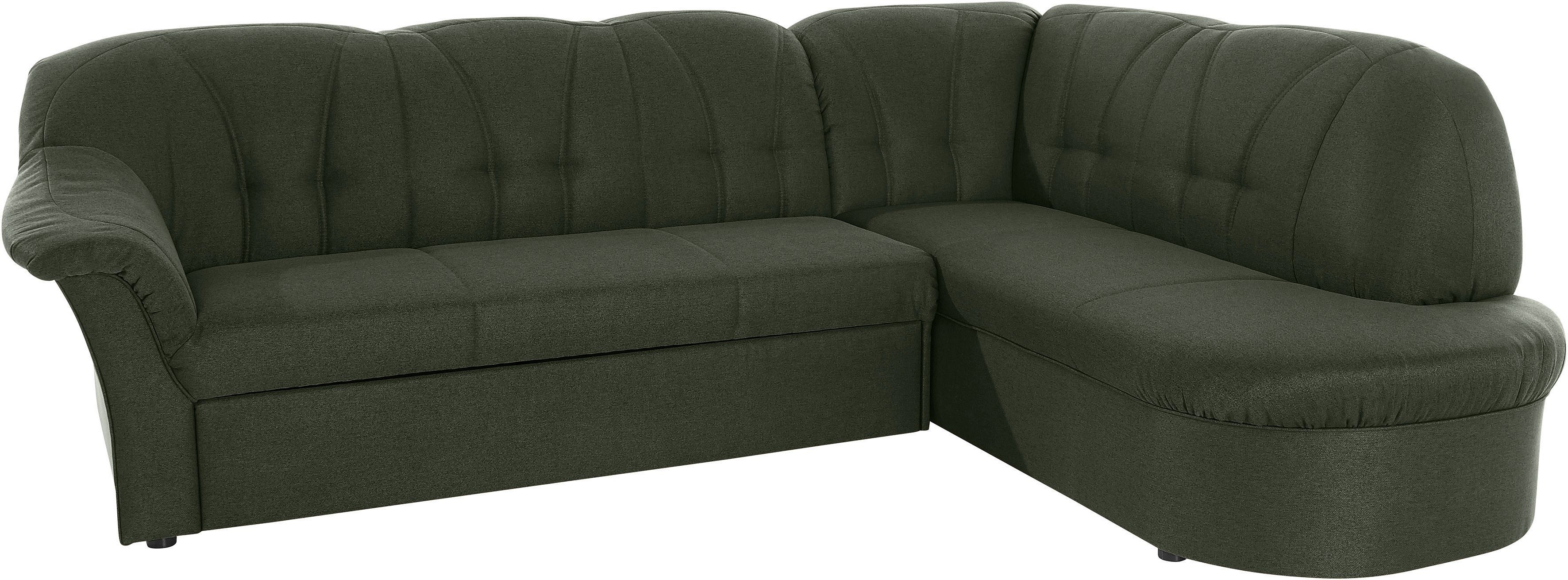 DOMO collection Hoekbank Pegnitz, elegante rugsteppingen, tijdloze vormtaal, L-vorm