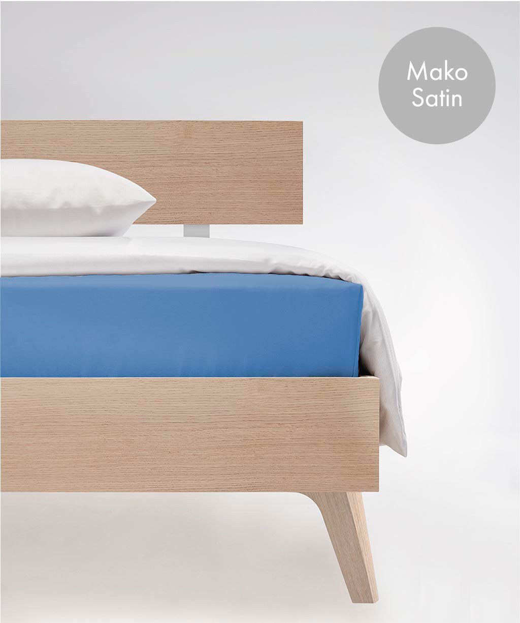fleuresse Hoeslaken Colours in mt. 90x200, 140x200 of 180x200 cm Mako satijn, voor matrassen tot 23 cm hoog, onderlaken, hoeslaken (1 stuk)