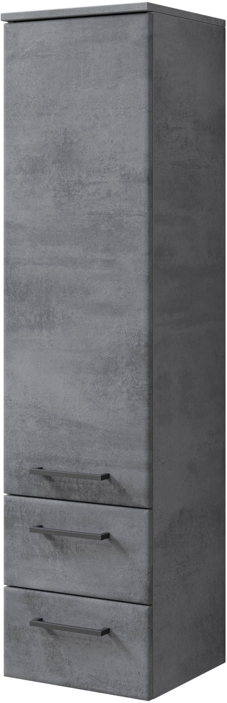 Saphir Badkamerserie Quickset 945 4-delig, keramieken wastafelonderkast met led-spiegelkast (5-delig)