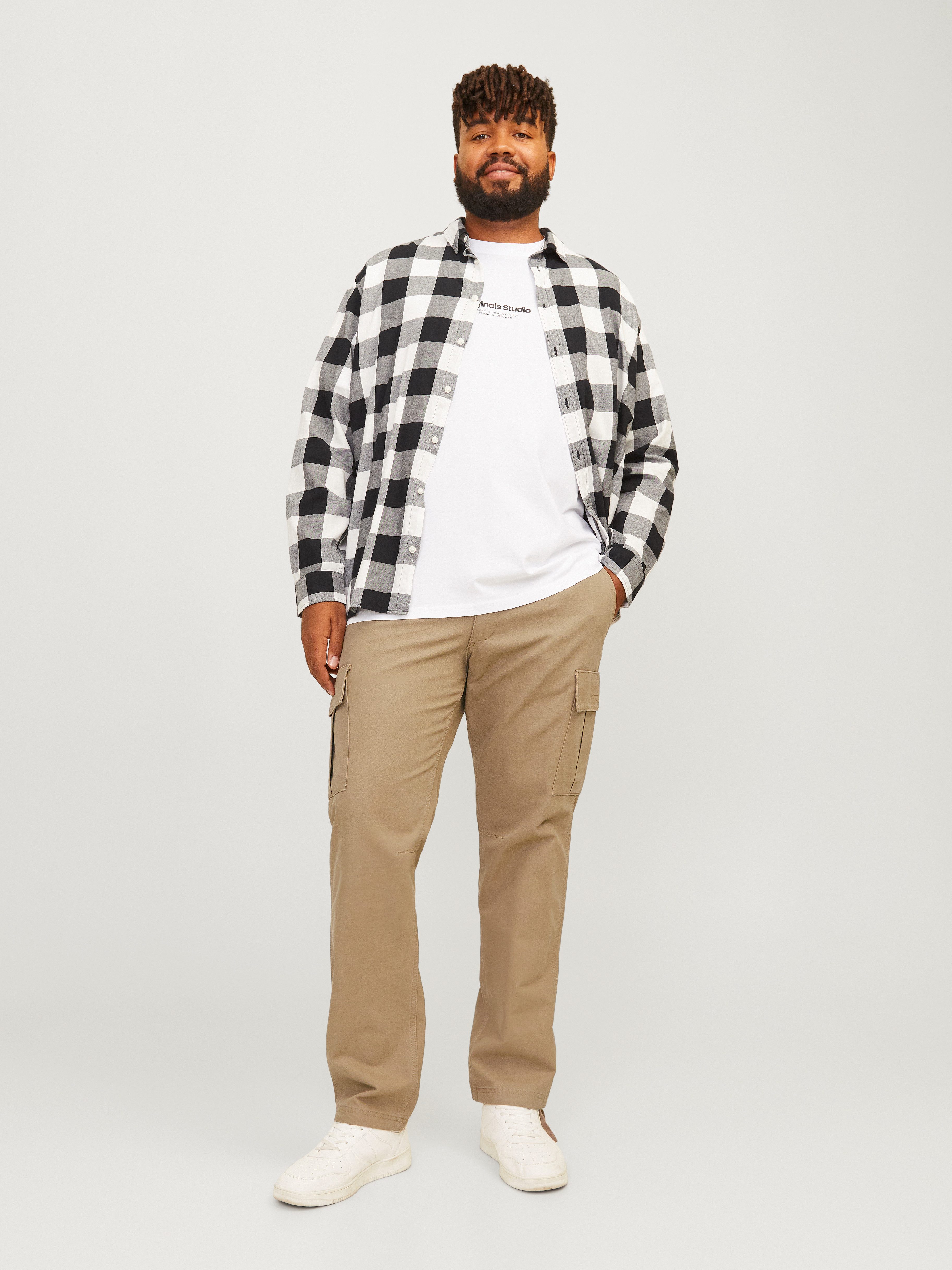 Jack & Jones PlusSize Cargobroek JPSTKANE JJBARKLEY CARGO PANT NOOS PLS