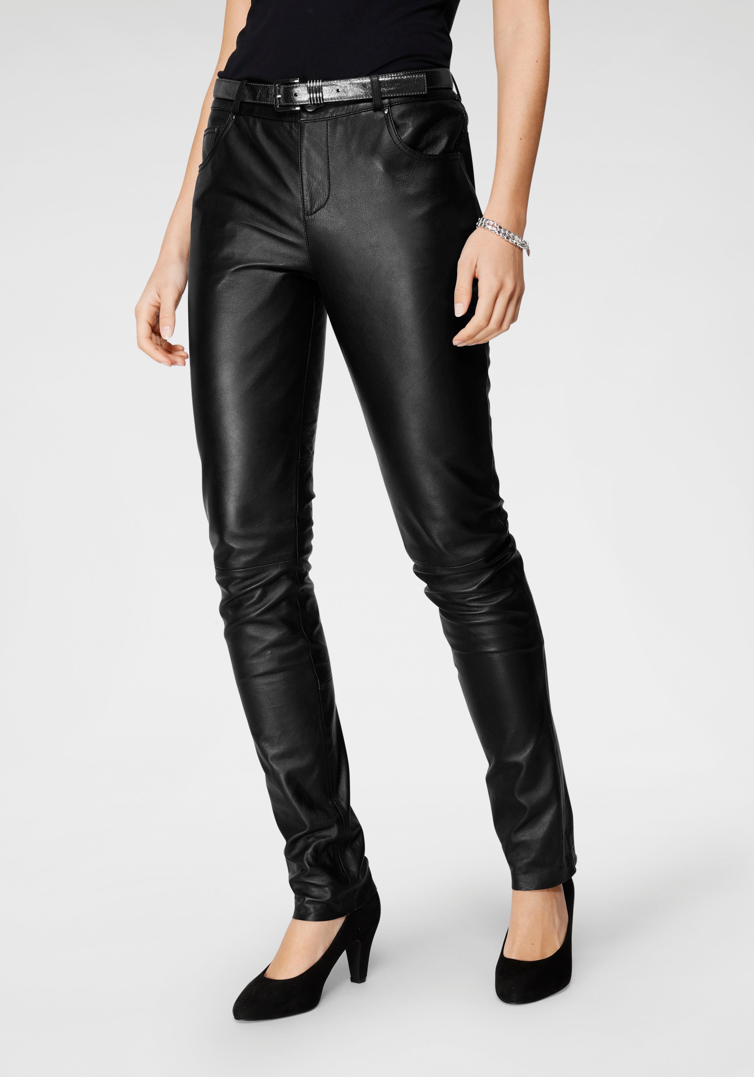 Leren broeken online shop: kies uit onze gevarieerde collectie | OTTO