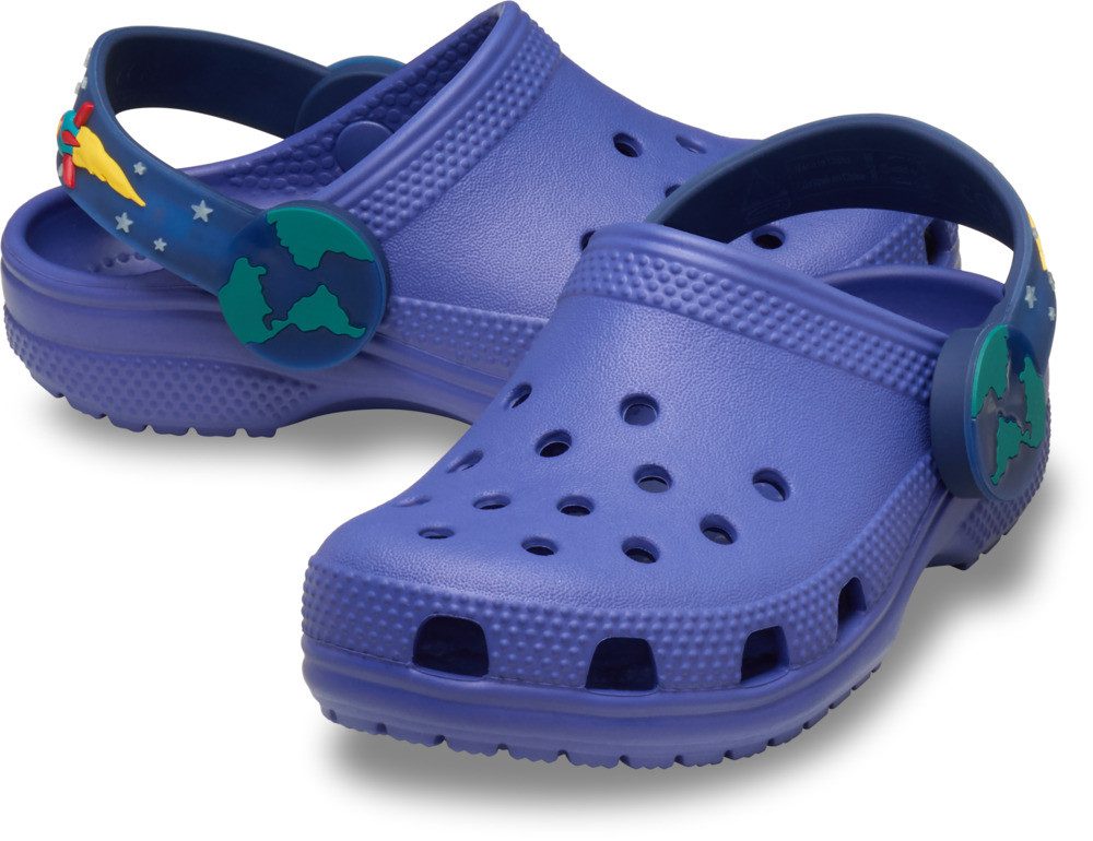 Crocs Clogs Toddler Classic Imagination Lights Backstrap Clog Babyschoen, kindergartenschoen, knipperschoen met ruimtemotief