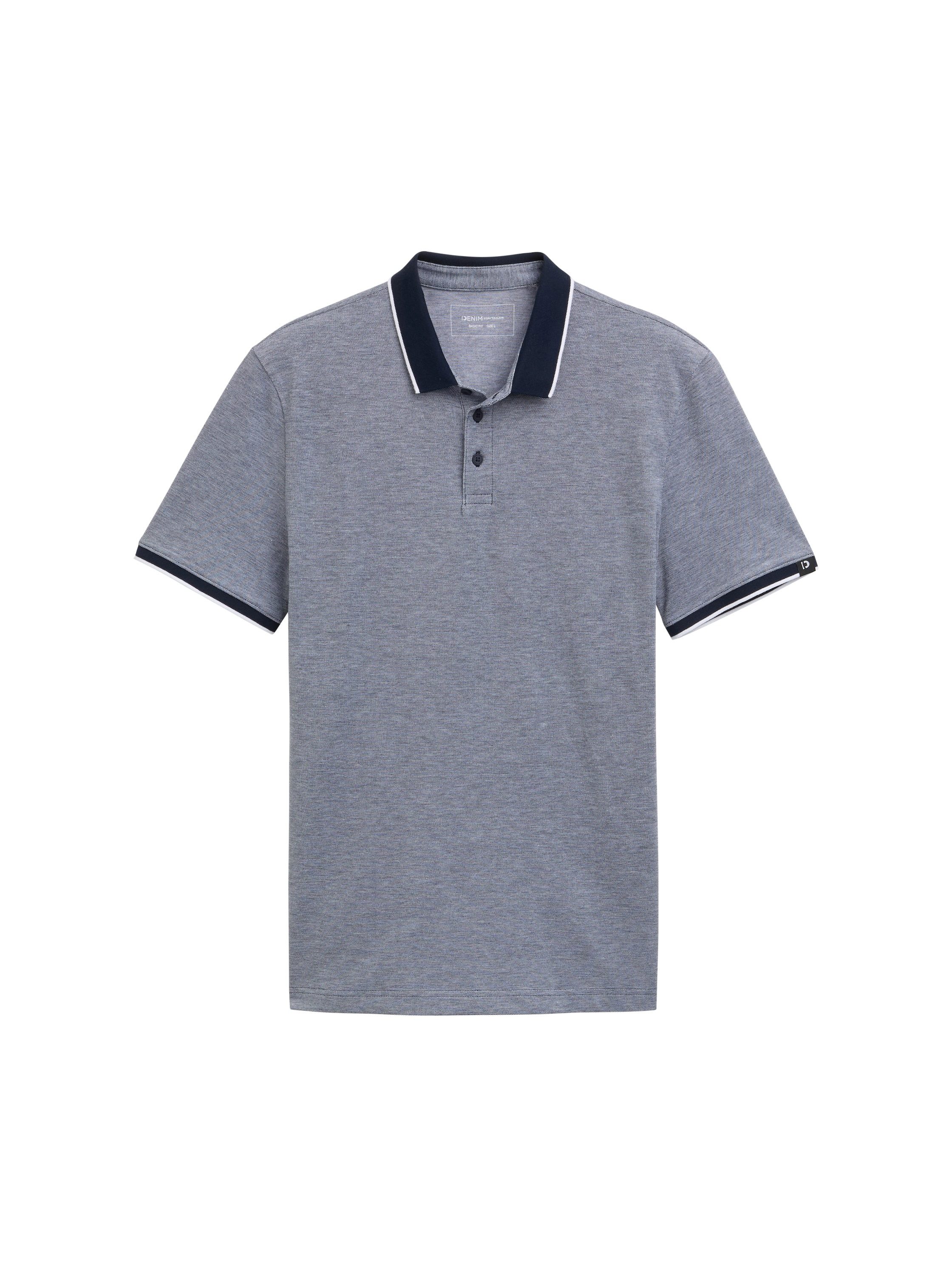Tom Tailor Denim Poloshirt met contrastdetails