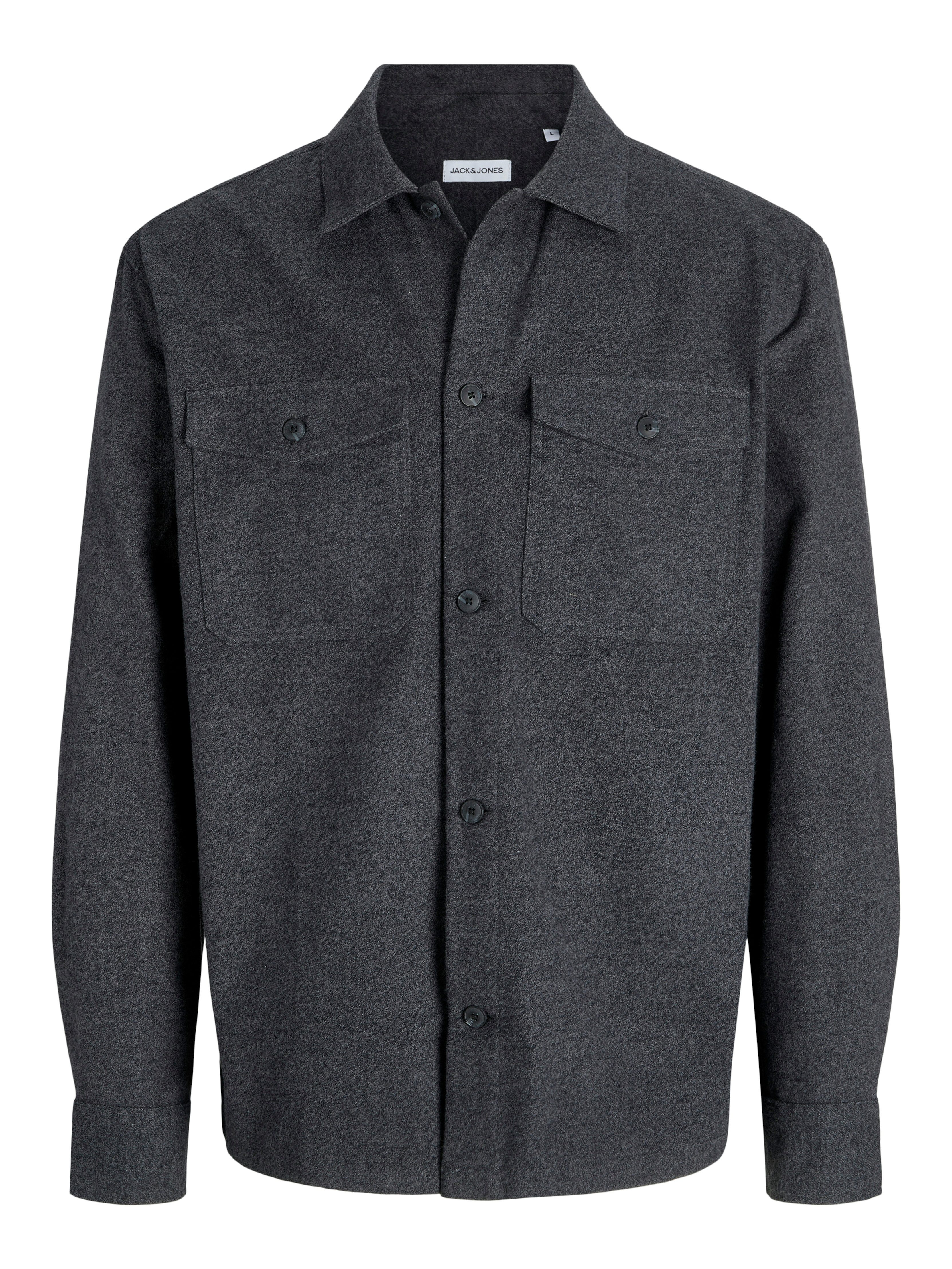 Jack & Jones Overhemd met lange mouwen JJEPERFECT MELANGE OVERSHIRT LS SN