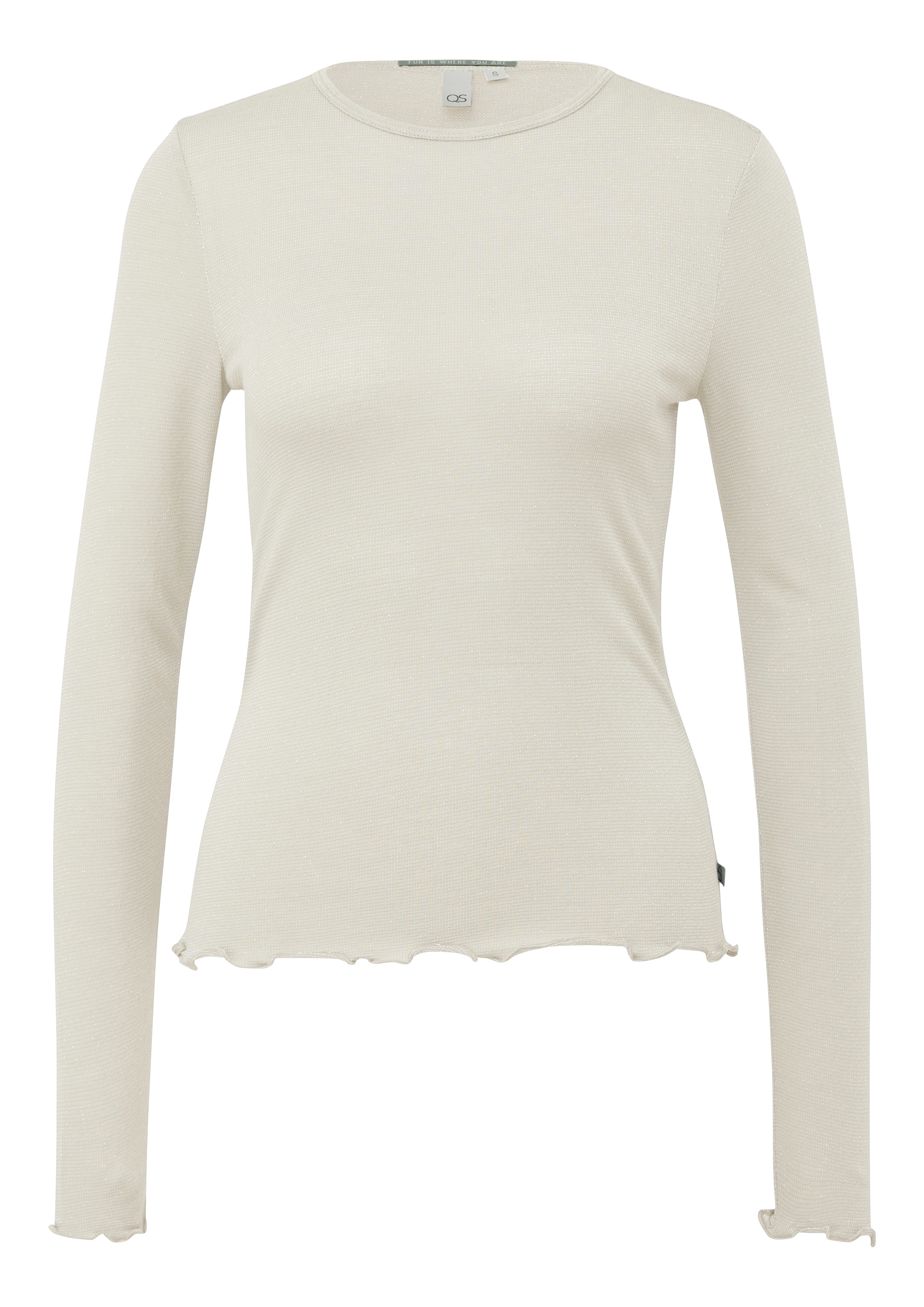 Q S designed by Longsleeve met gemetalliseerde vezels