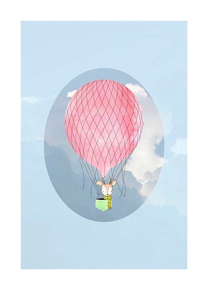 Komar XXL poster Happy Balloon Blue